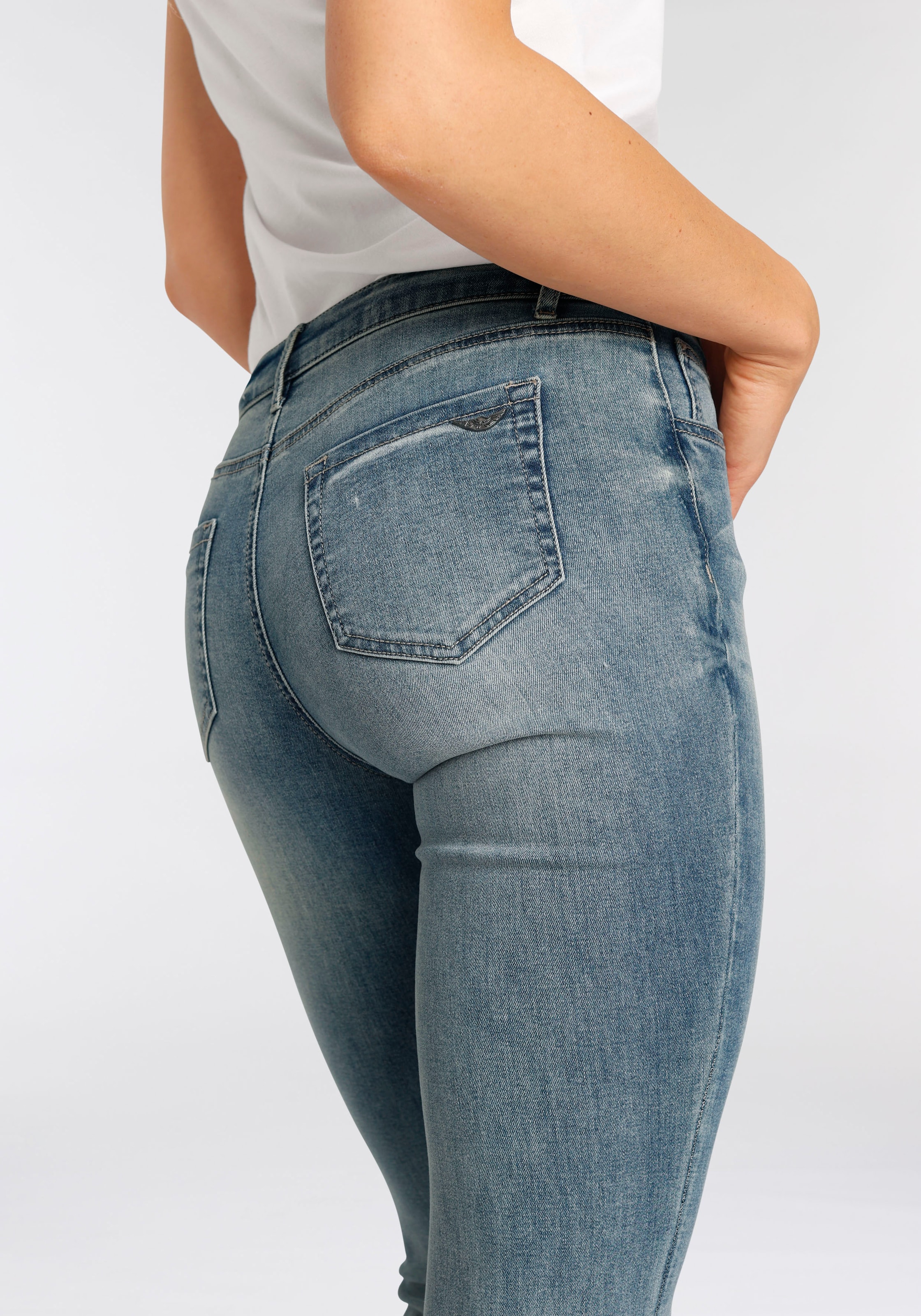 Arizona Bootcut-Jeans »Ultra-Stretch«, Schweiz Jelmoli-Versand bei Mid-Waist online kaufen