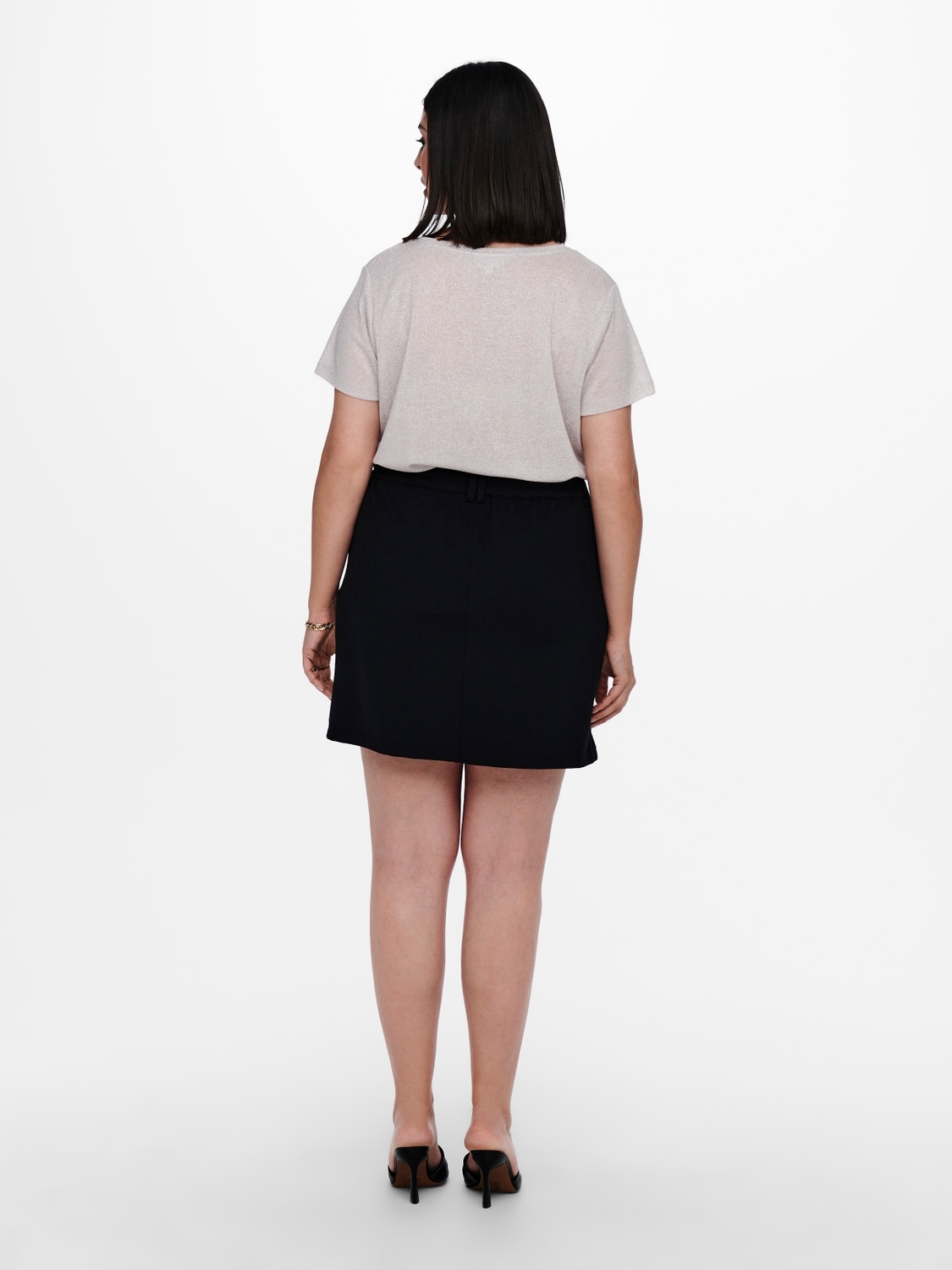 ONLY CARMAKOMA Minirock »CARGOLDTRASH LIFE EASY SKIRT PNT«