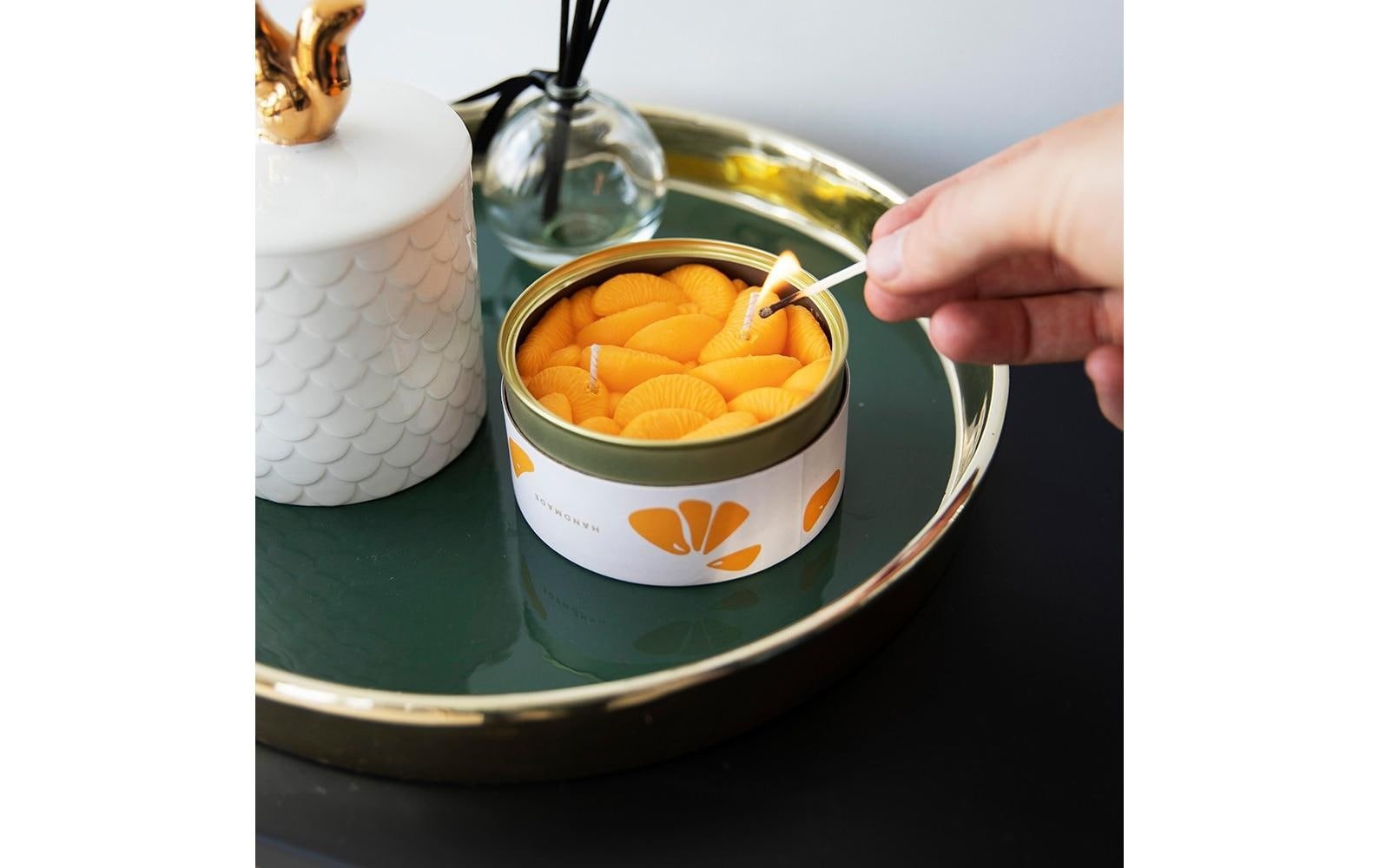Duftkerze »Mandatus Candle Can Peeled Tangerines«