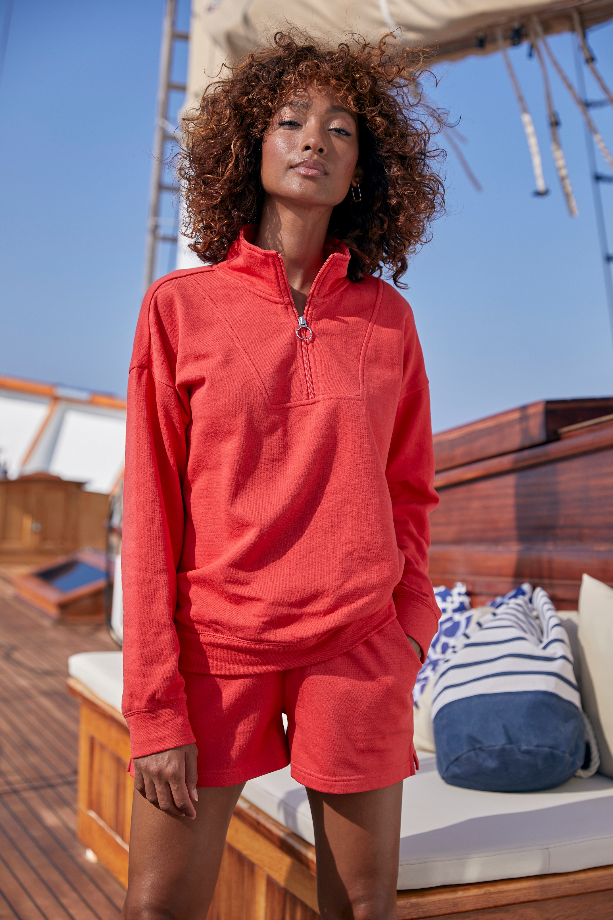 H.I.S Sweatshorts, im maritimen Stil, Loungewear, Loungeanzug