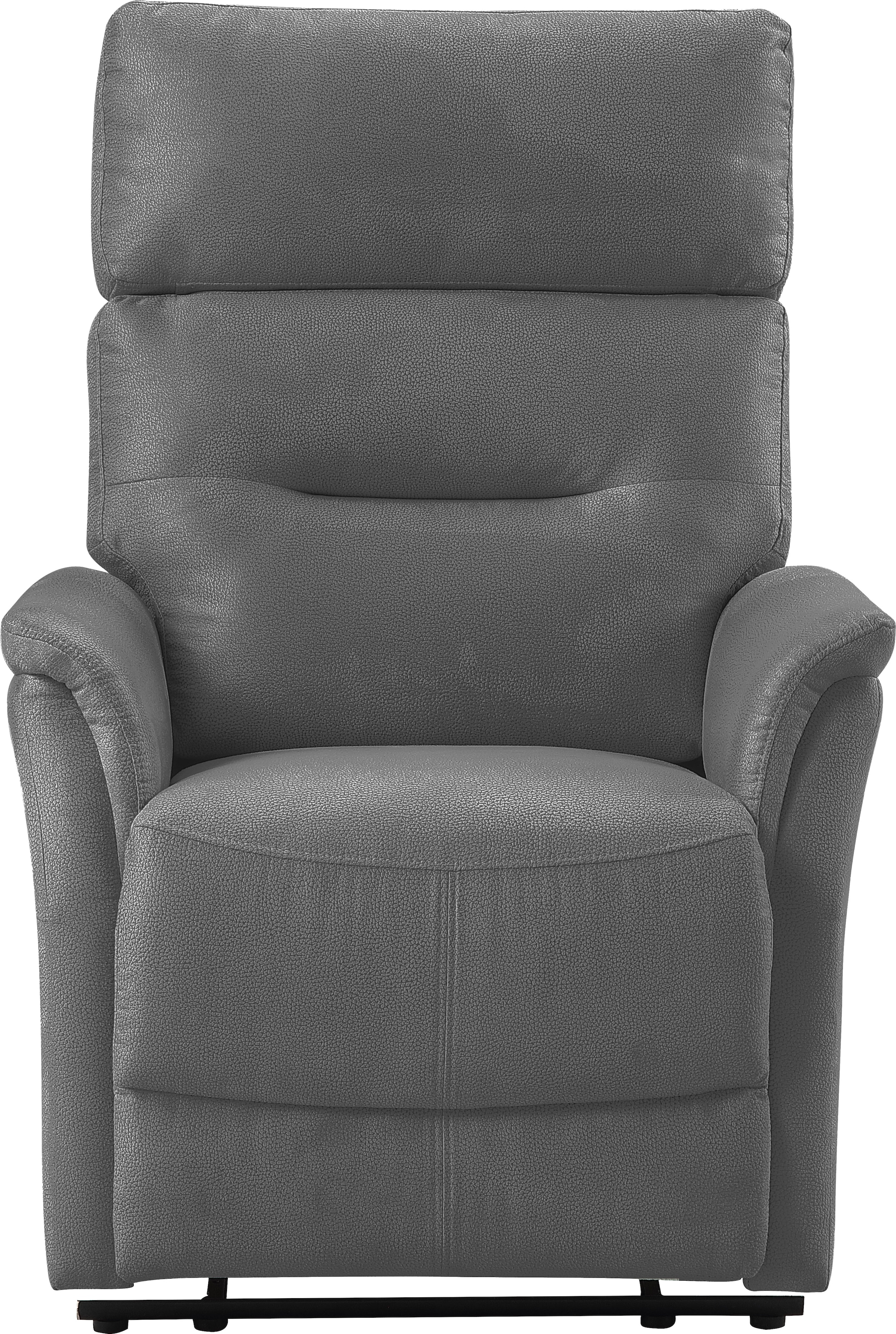 ATLANTIC home collection Relaxsessel »Falk«, Relaxfunktion, Mikrofaserbezug in Lederoptik