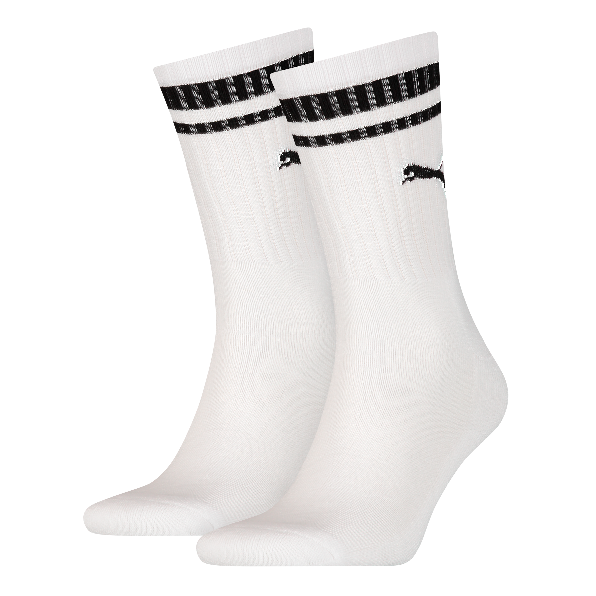 PUMA Socken "PUMA UNISEX HERITAGE CREW SOCK" 2 Stk. tlg. Komfort-Passform, gepolsterte Sohle