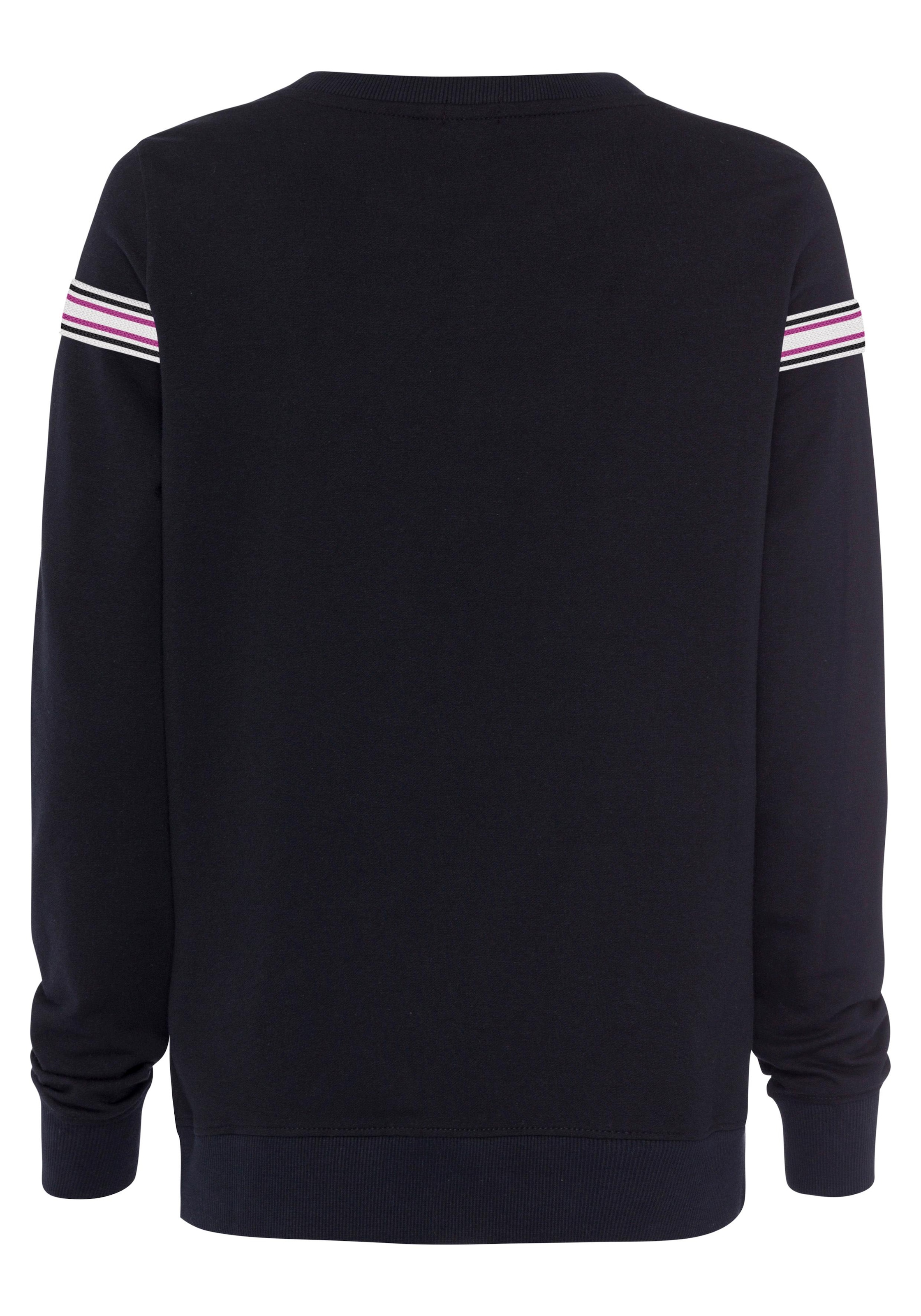 H.I.S Sweater, mit kontrastfarbigem Tape, Loungeanzug