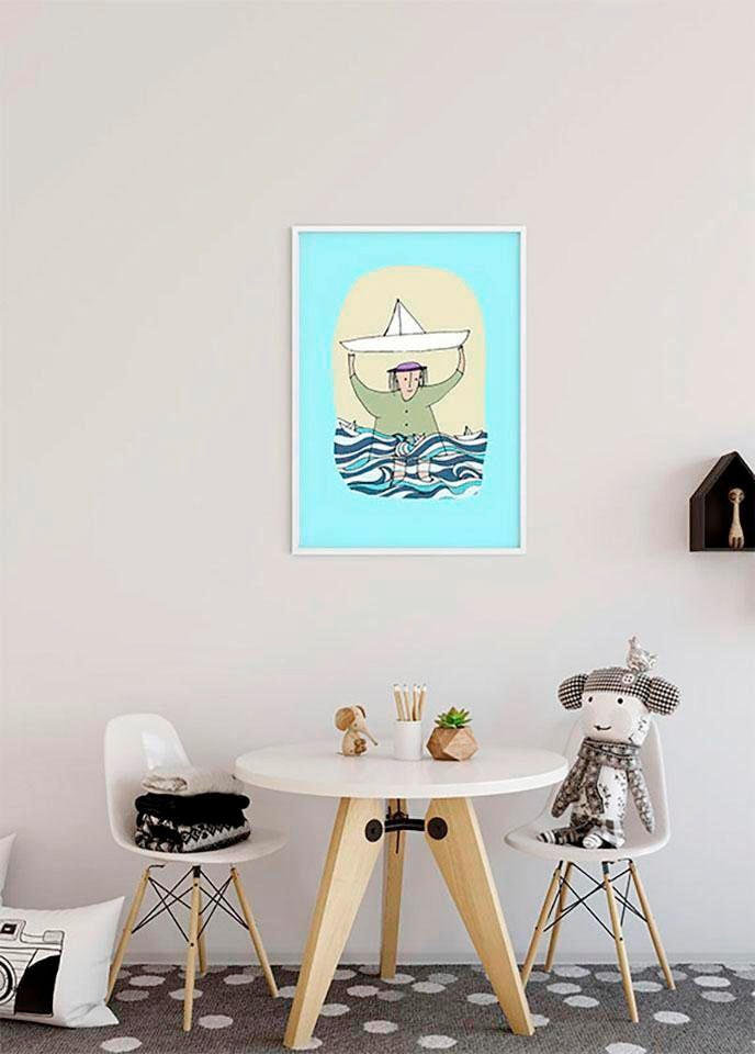 ❤ Komar Poster »Paper Ship«, Wohnzimmer im St.), Schlafzimmer, Kinderzimmer, Menschen, (1 ordern Jelmoli-Online Shop