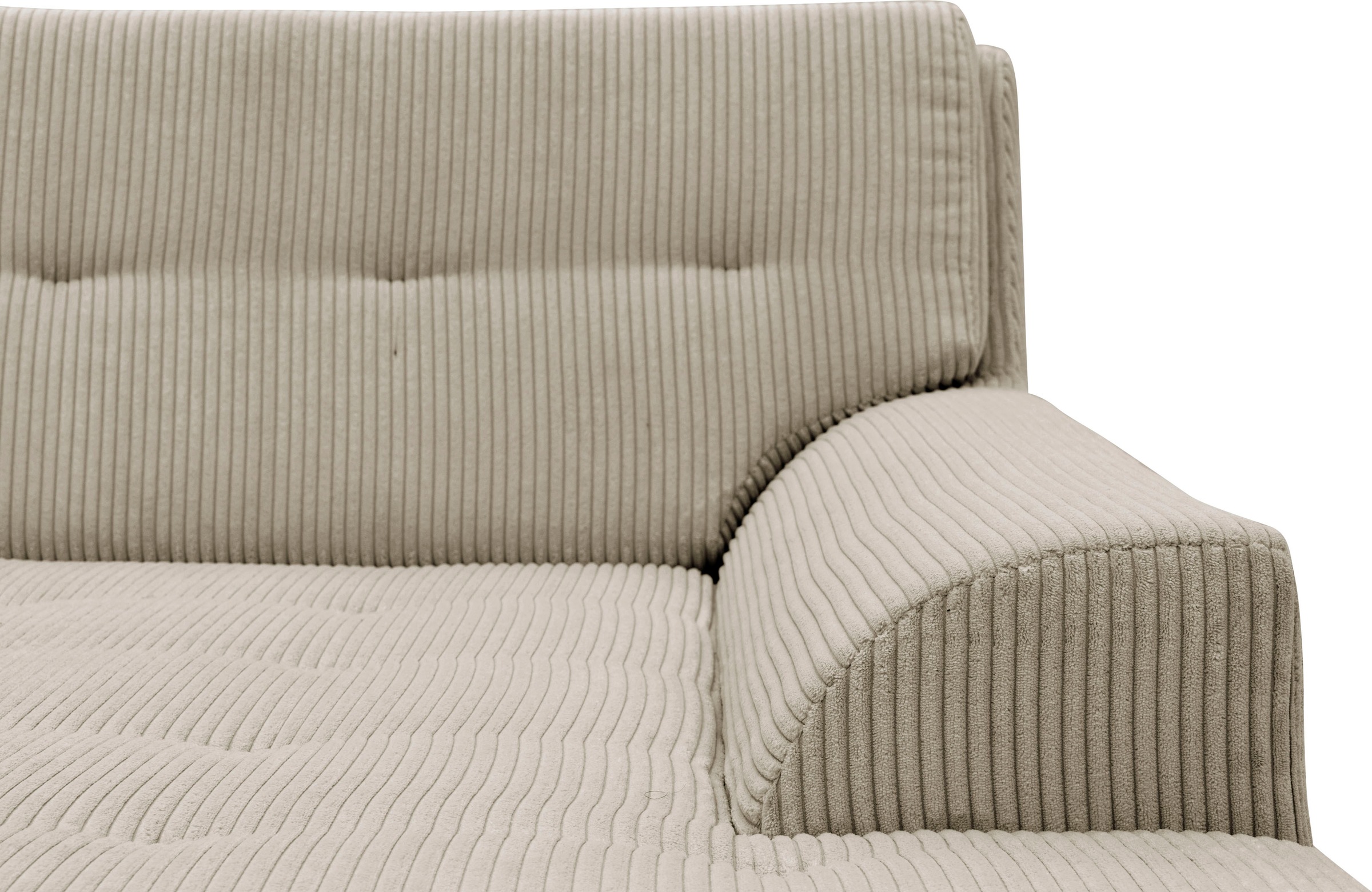 DOMO collection Ecksofa Treviso, wahlweise mit Bettfunktion, incl. Zierkissen