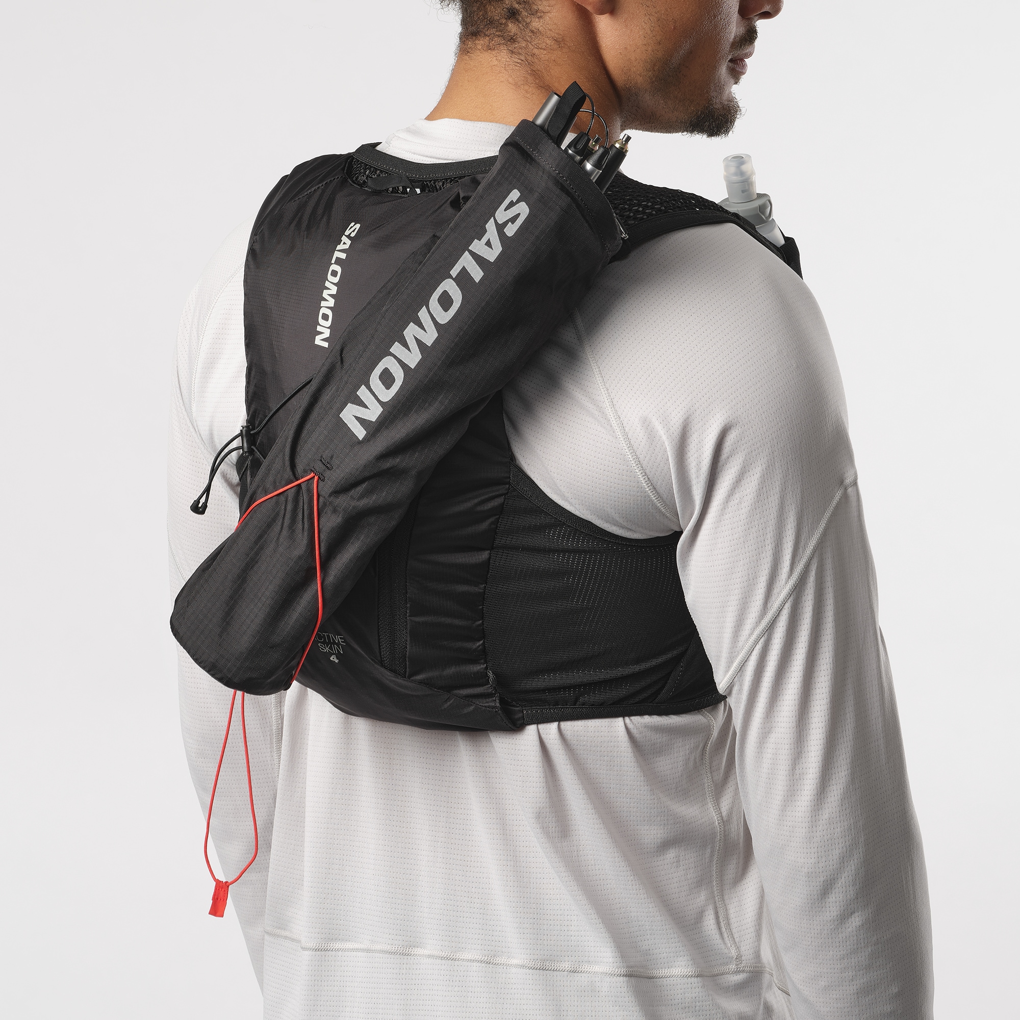 Salomon Trinkrucksack »ACTIVE SKIN 4«, Rucksack / Laufweste inkl. Soft-Flask