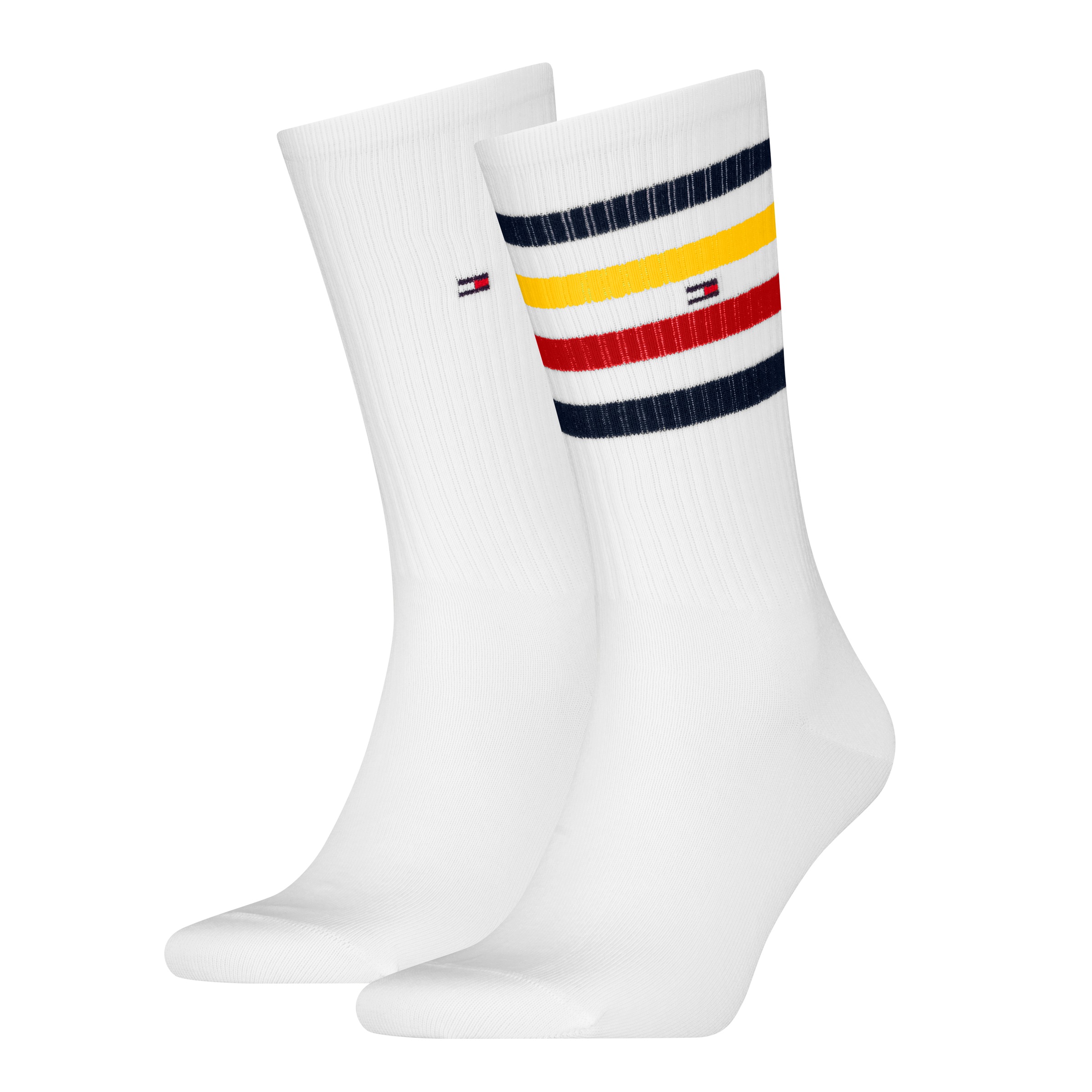Tommy Hilfiger Socken »TH MEN SPORT SOCK 2P STRIPE« 2 Stk. tlg. mit farbenfrohen Streifendetails