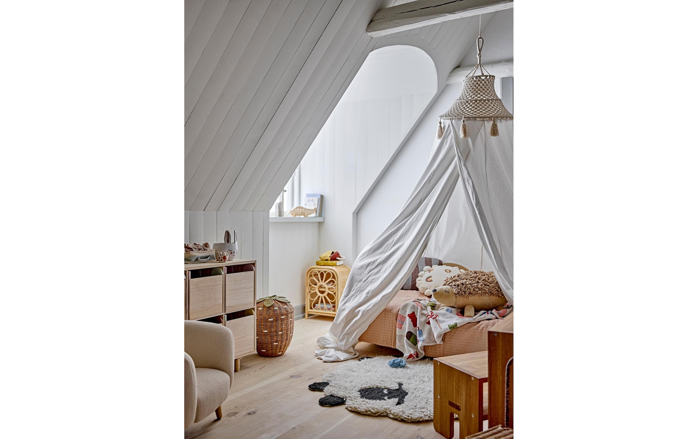 Bloomingville Kinderteppich »Dolly Schaf 84 x 84 cm«