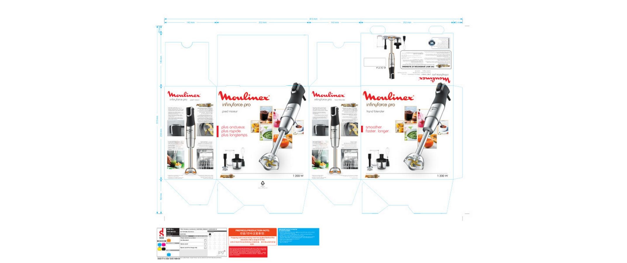 Moulinex Stabmixer »Infinyforce Pro Mix«, 1200 W