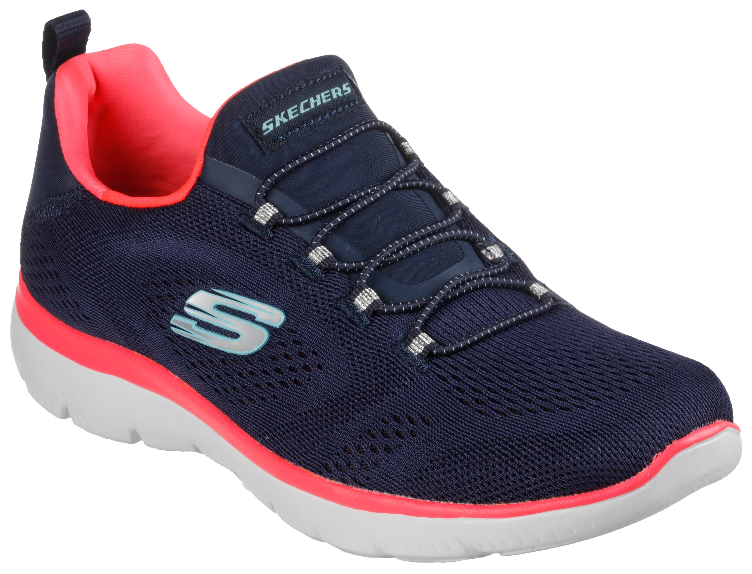 Skechers Slip-On Sneaker »SUMMITS PERFECT VIEWS«, Freizeitschuh, Halbschuh für Maschinenwäsche geeignet