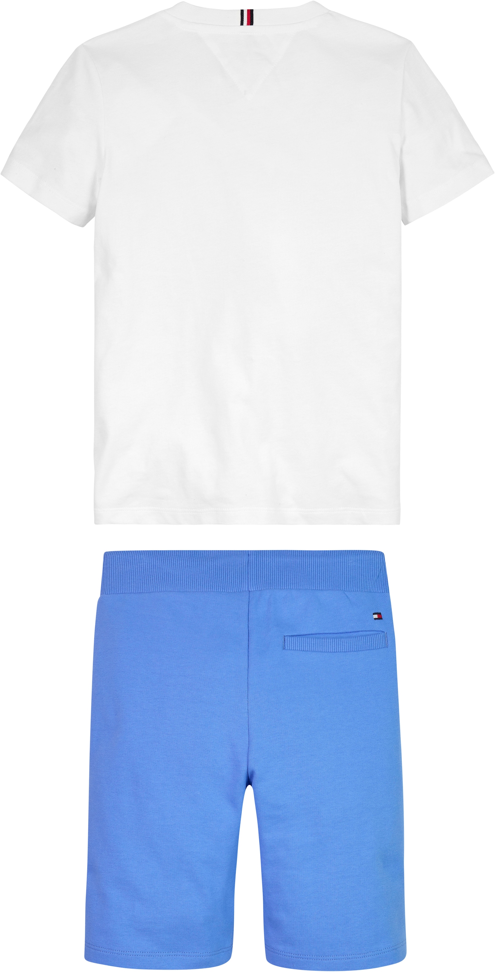 Tommy Hilfiger Shirt & Hose »ESSENTIAL SET«, (Set, Shirt + Shorts), Baby bis 2 Jahre, Shirt & Shorts