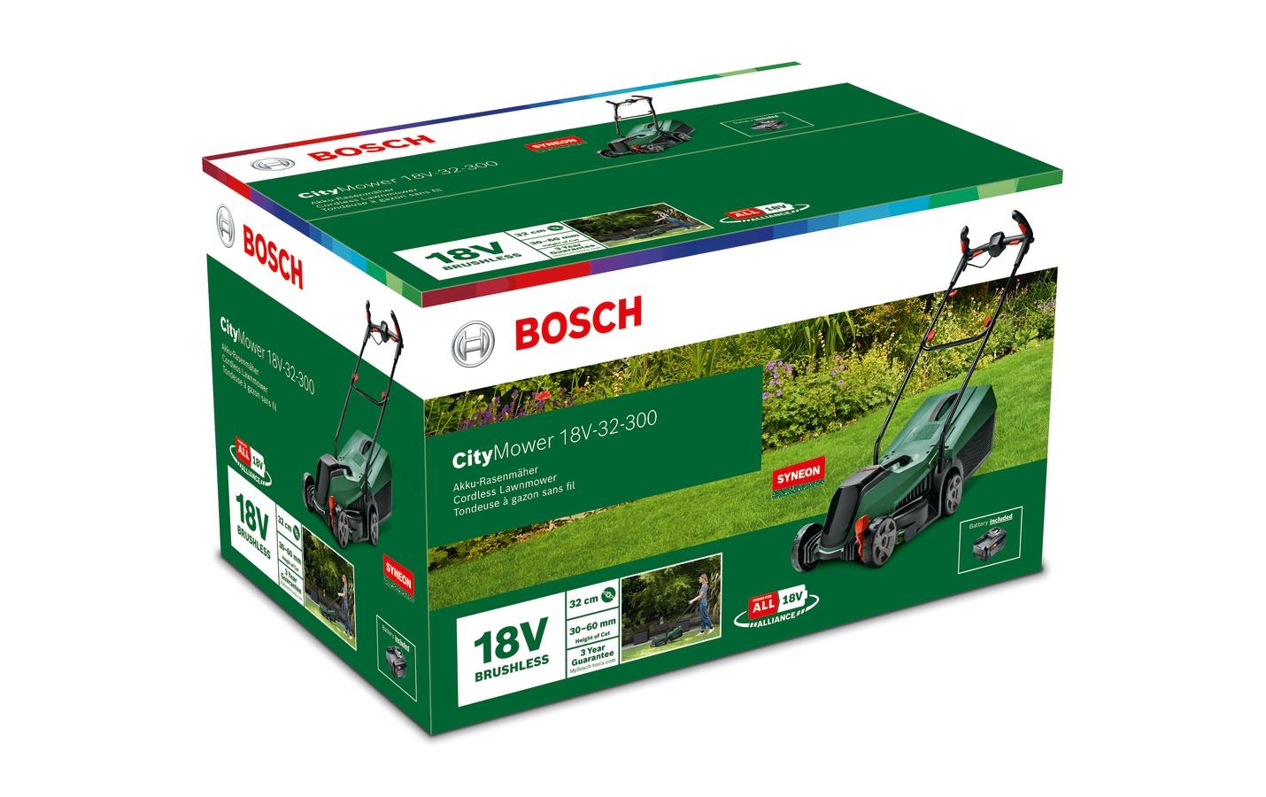 BOSCH Akkurasenmäher »CityMower -32«