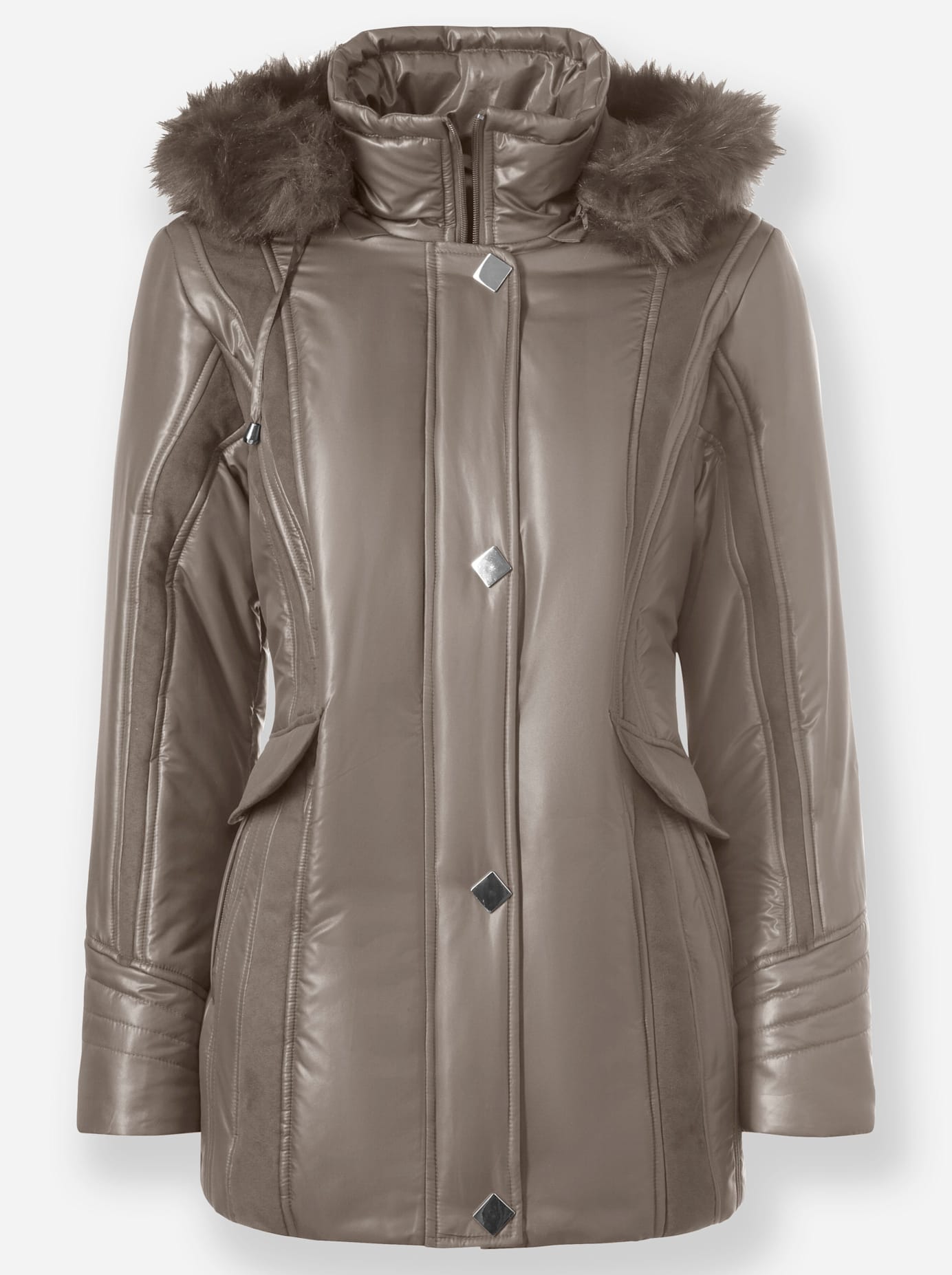 Classic Winterjacke, mit Kapuze