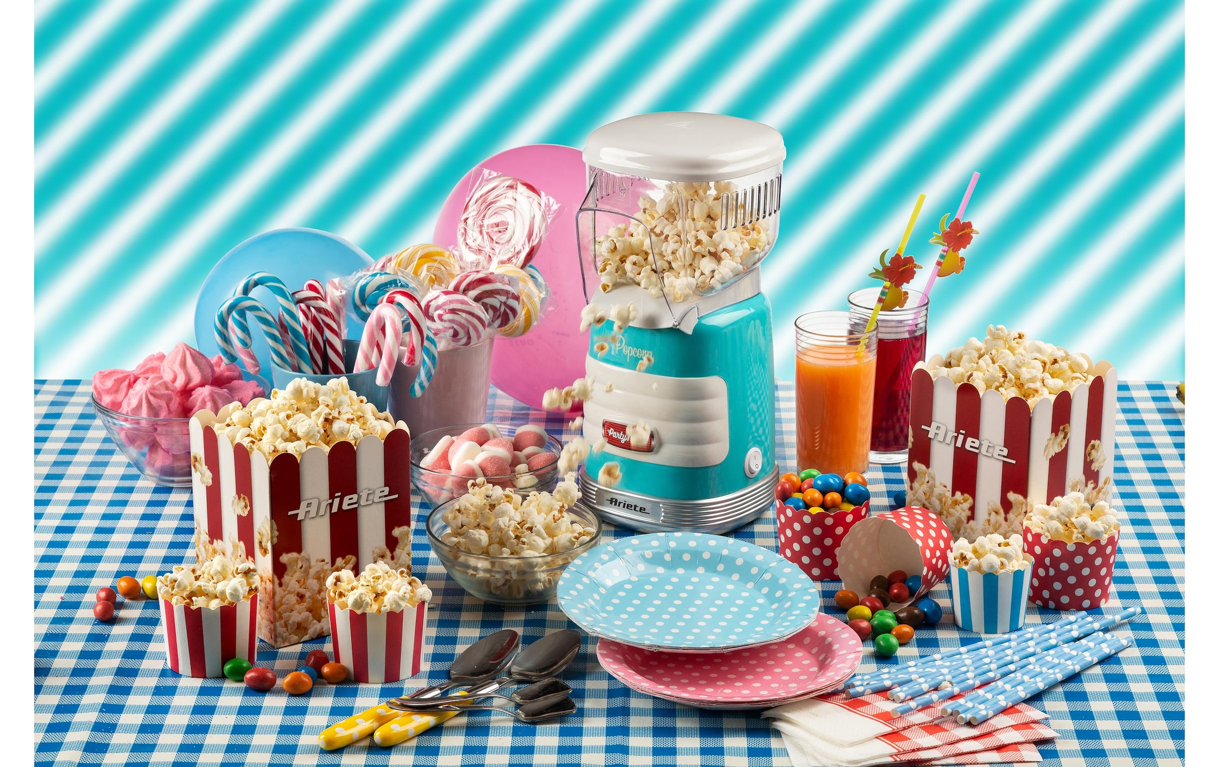 Ariete Popcornmaschine »Party Time ARI-2956-BL Blau«