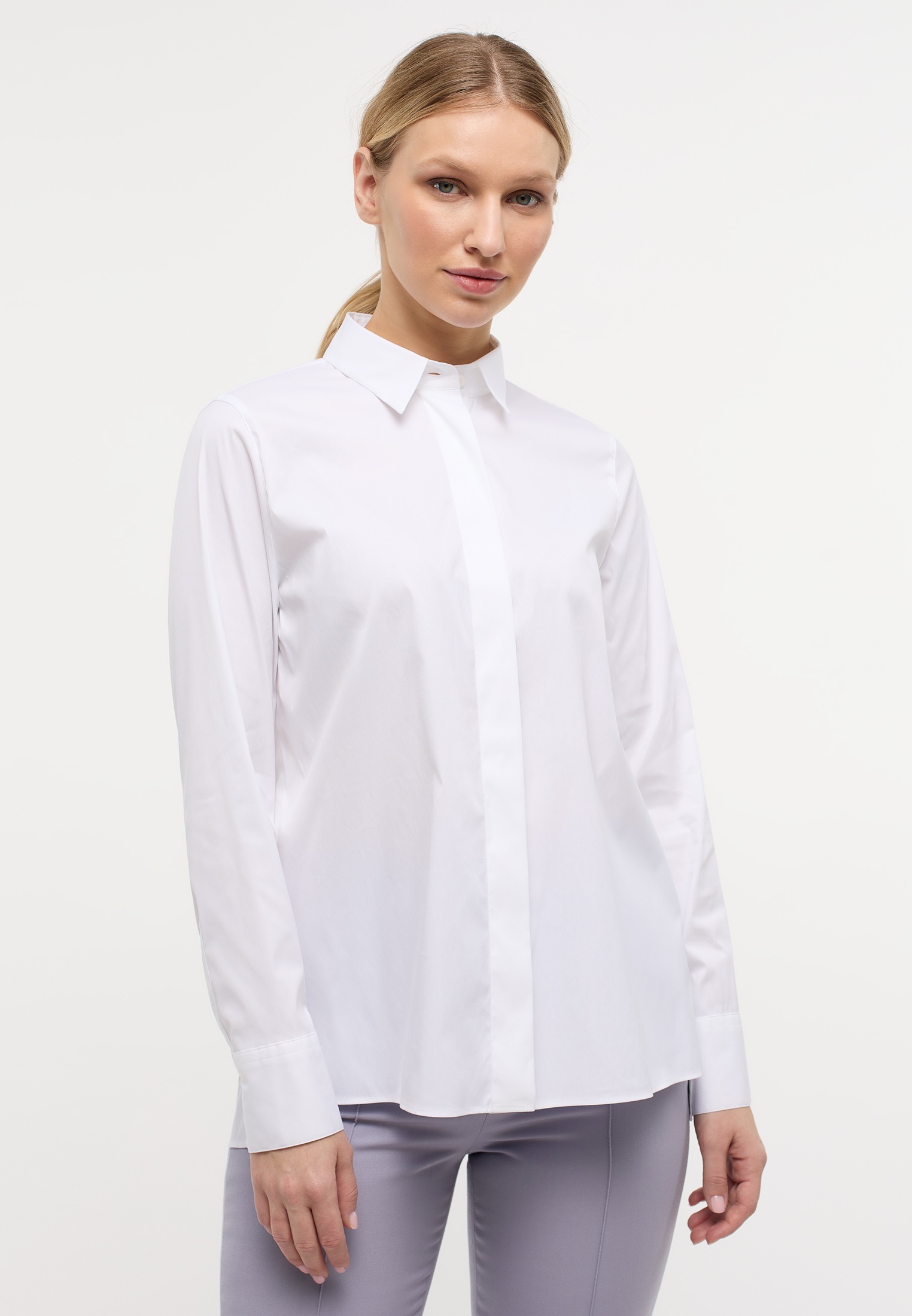 Eterna Hemdbluse »LOOSE FIT« EASY IRON (bügelleicht)