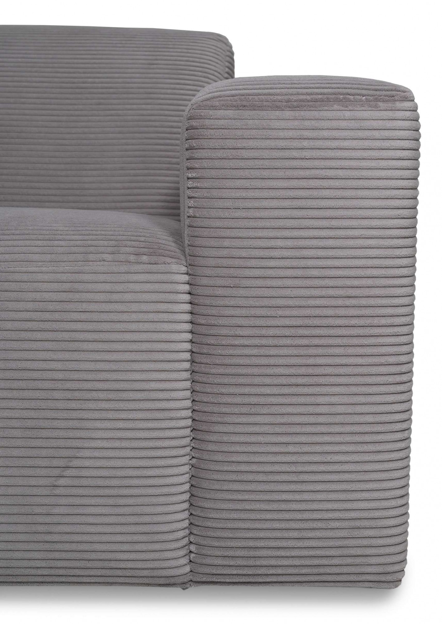 INOSIGN 3-Sitzer »Koa, 228 cm, Modulsofa in Webstoff, Cord«, Designsofa, weicher Lounge-Sitzkomfort, Welleunterfederung, bodentief