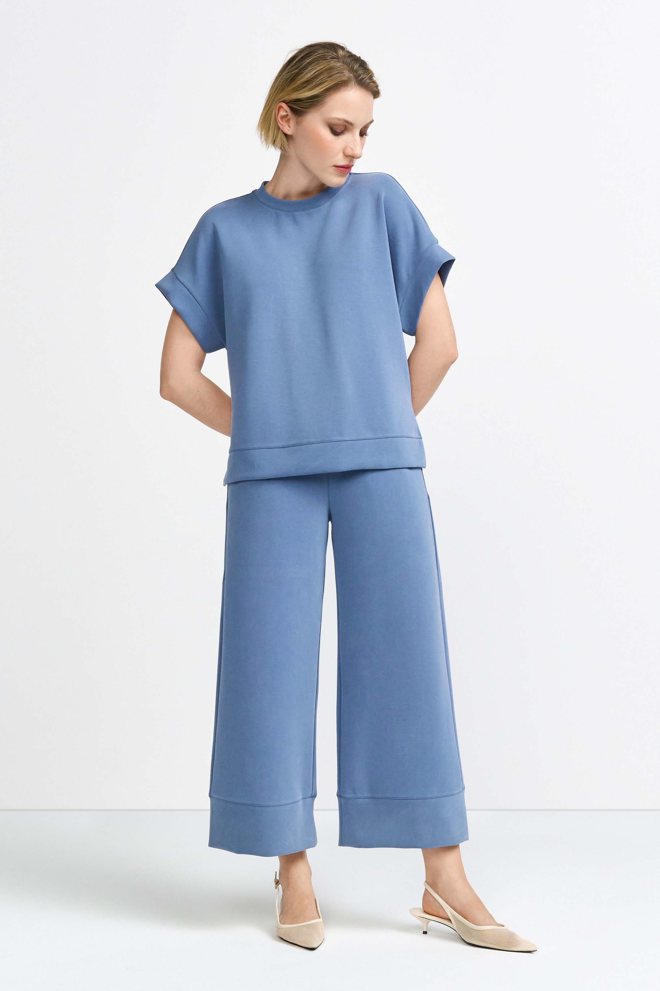 RICHROYAL Culotte »2409 T Peach Culotte«, aus fester, gepeachter Qualität