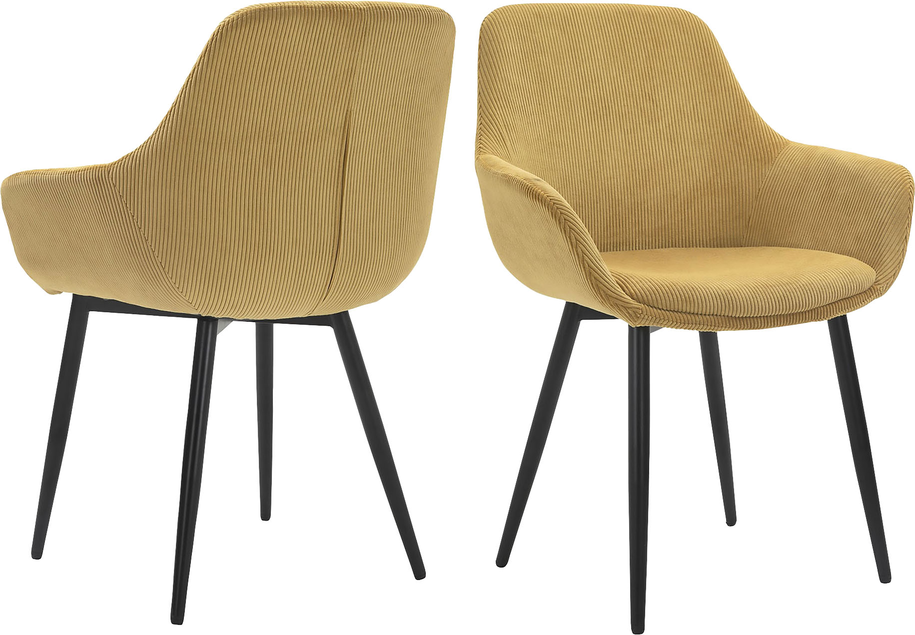 MCA furniture 4-Fussstuhl | »Tonala«, 180° grob, (Set), Velourstoff St., mit online kaufen drehbar Nivellierung 2 Jelmoli-Versand