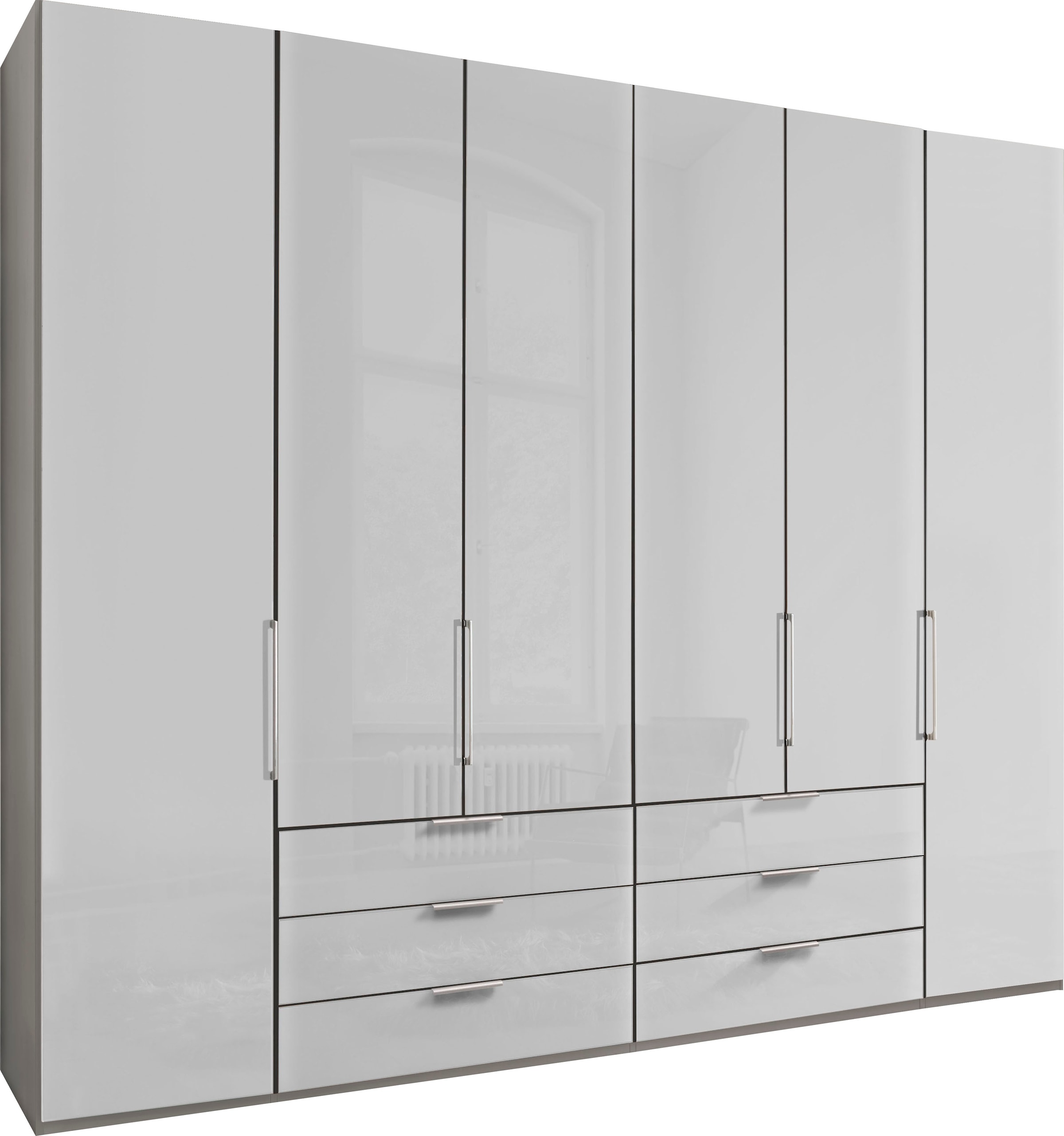 WIEMANN Drehtürenschrank »Monaco«, mit Glasfront sowie hochwertige Beschläge inkl. Dämpfung