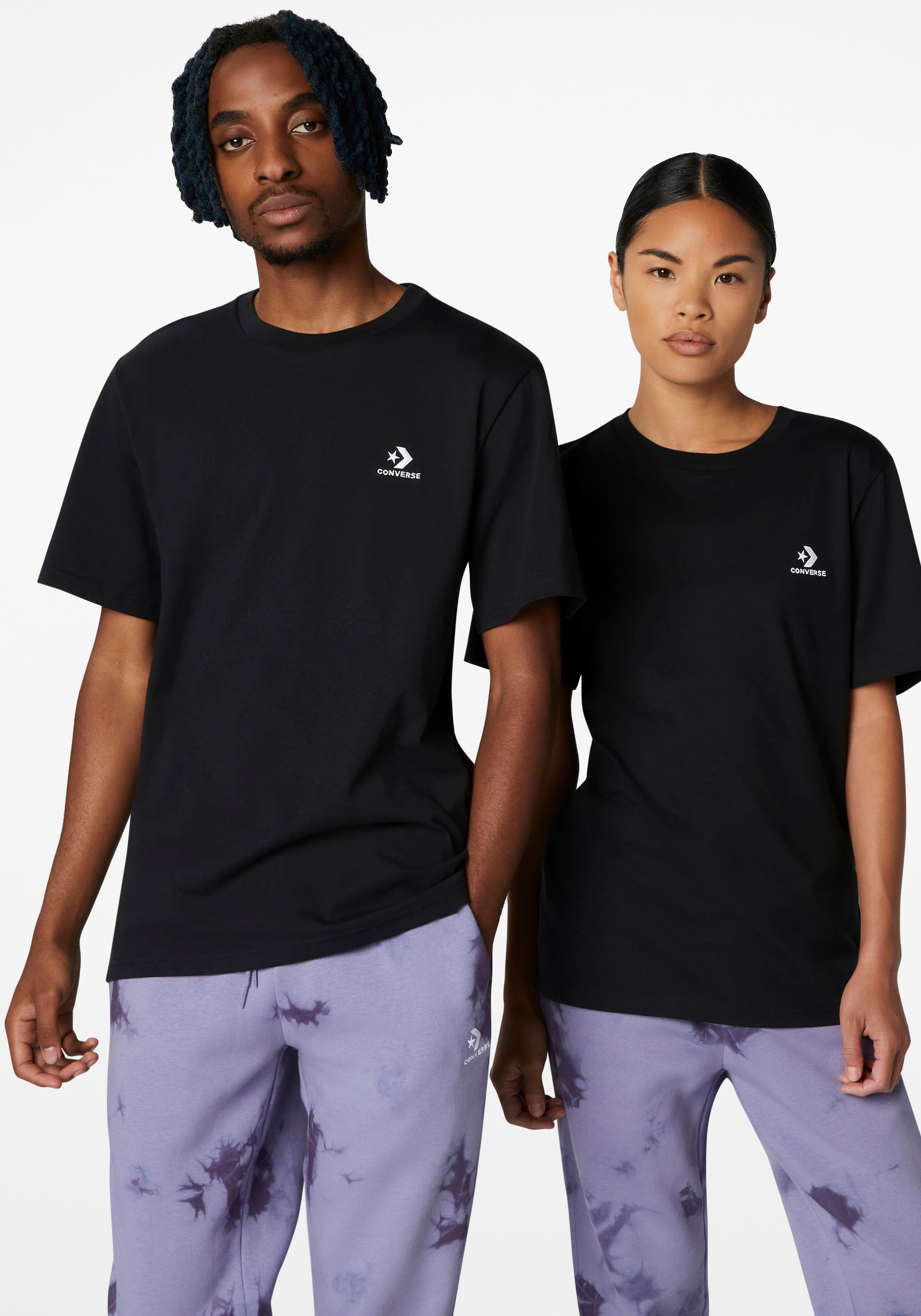 Converse T-Shirt »GO-TO Jelmoli-Versand STAR Schweiz CHEVRON EMBROIDERED Unisex bei bestellen online TEE«