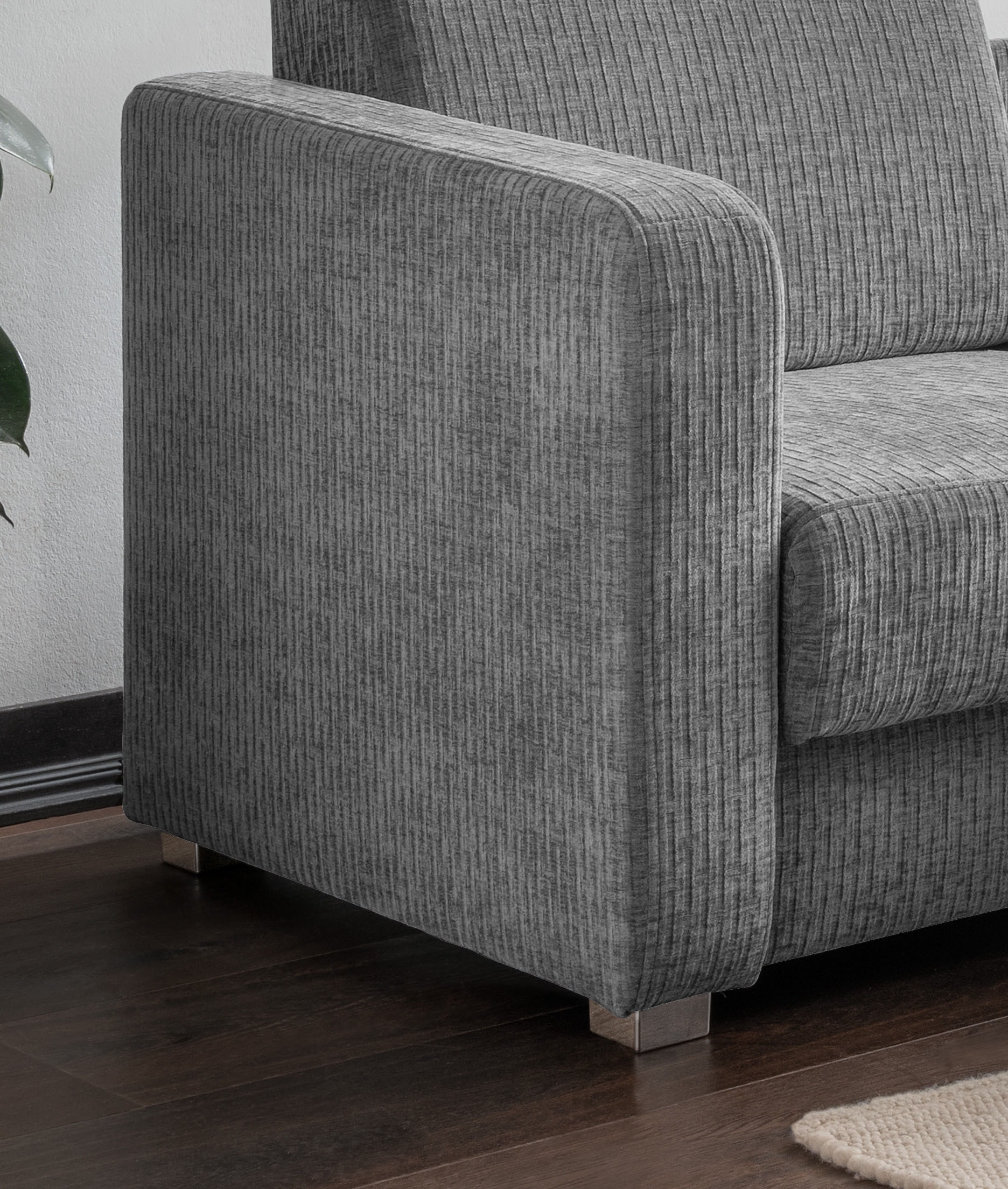 INOSIGN Schlafsofa »Mia Problemlöser Sofa, Einzelauszug, Bettsofa, zeitlos und bequem«, mit 2 Einzelauszügen als Längsschläfer