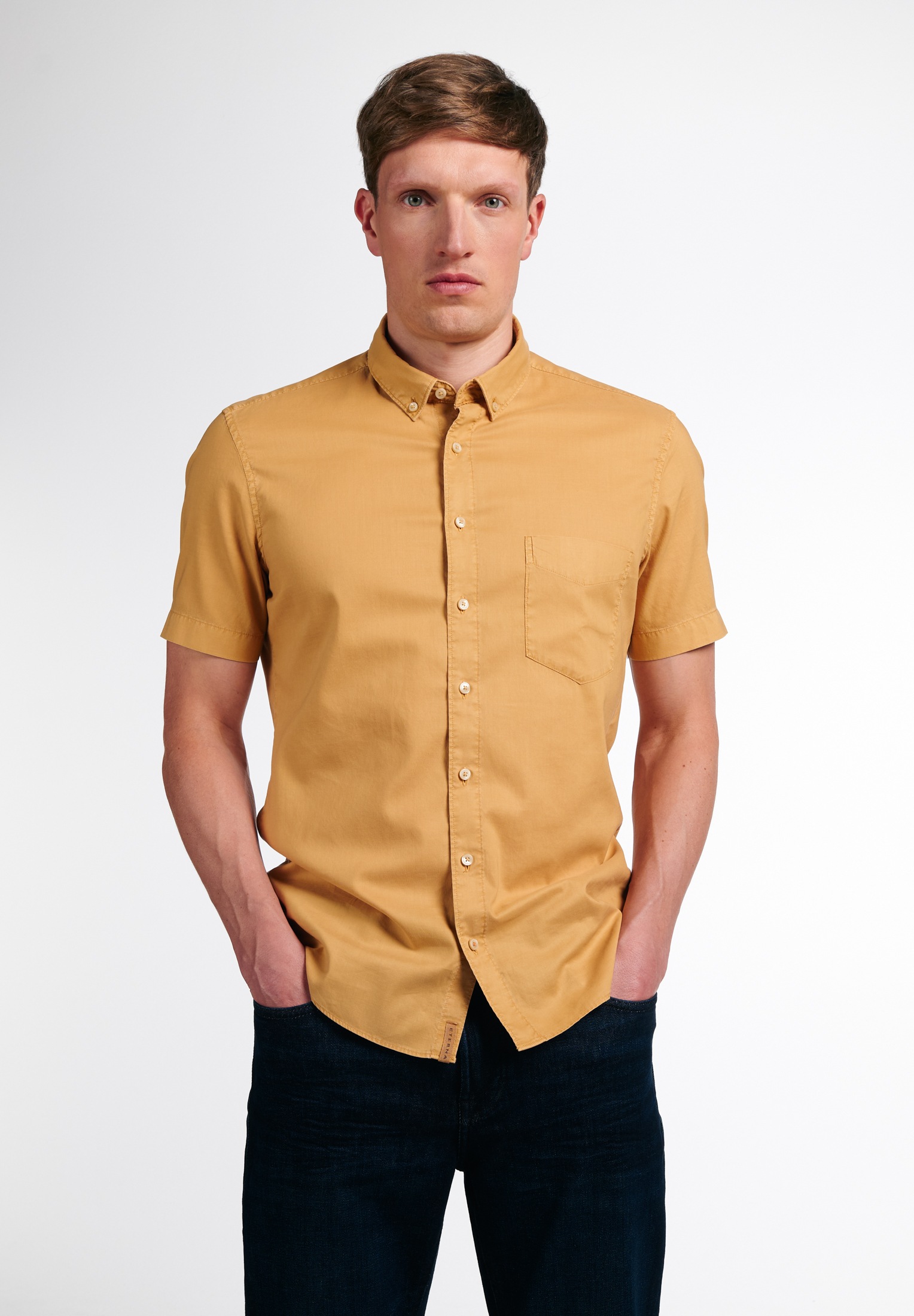 Eterna Kurzarmhemd »SLIM FIT« EASY IRON (bügelleicht)