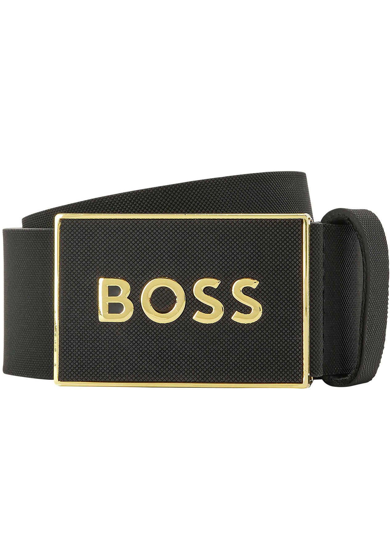 BOSS Ledergürtel »Boss_Icon-S1_Sz40« mit BOSS-Logo-Prägung auf der Koppelschliesse