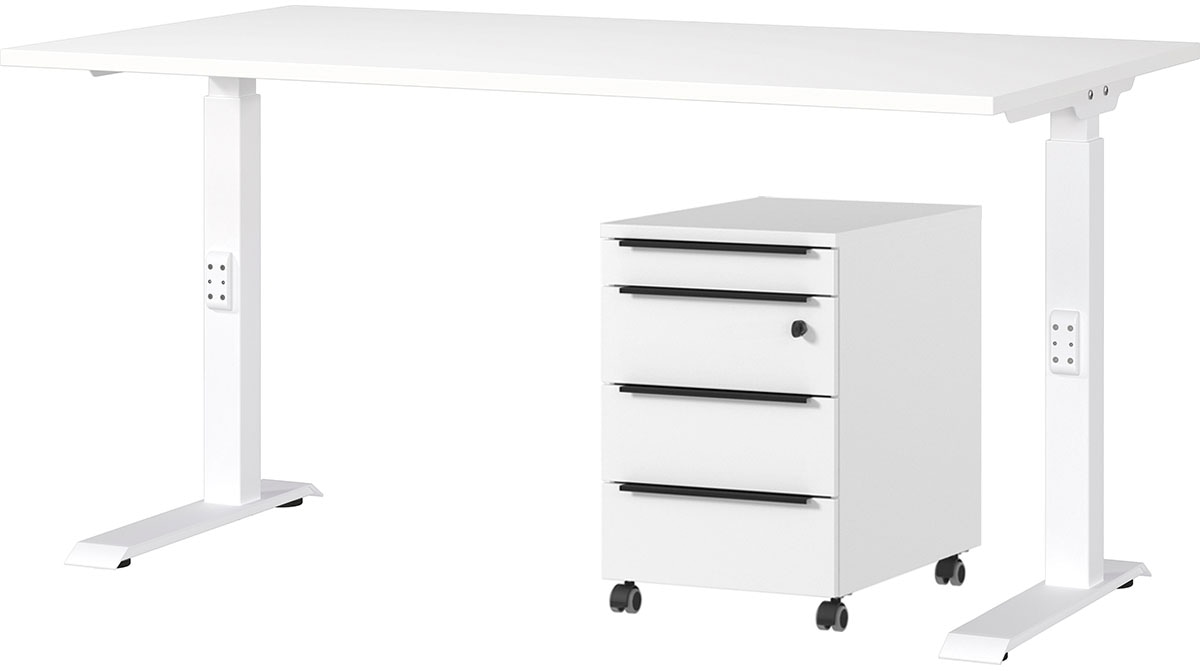 GERMANIA Büromöbel-Set »Mailand« 2 Stk. tlg. inkl. Schreibtisch und Rollcontainer