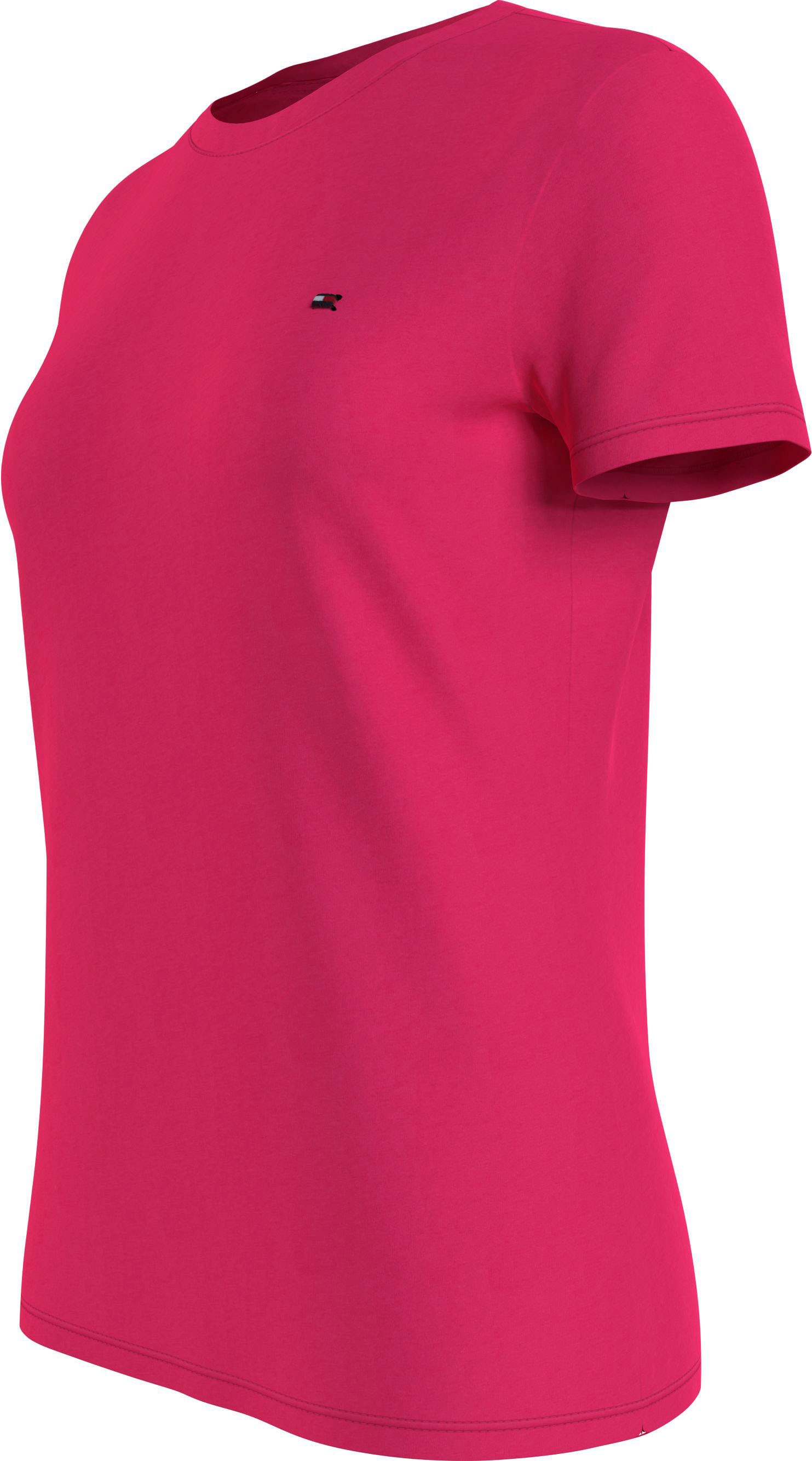 Tommy Hilfiger T-Shirt Jelmoli-Versand Hilfiger CREW online »NEW Markenlabel NECK TEE«, mit Tommy bestellen 