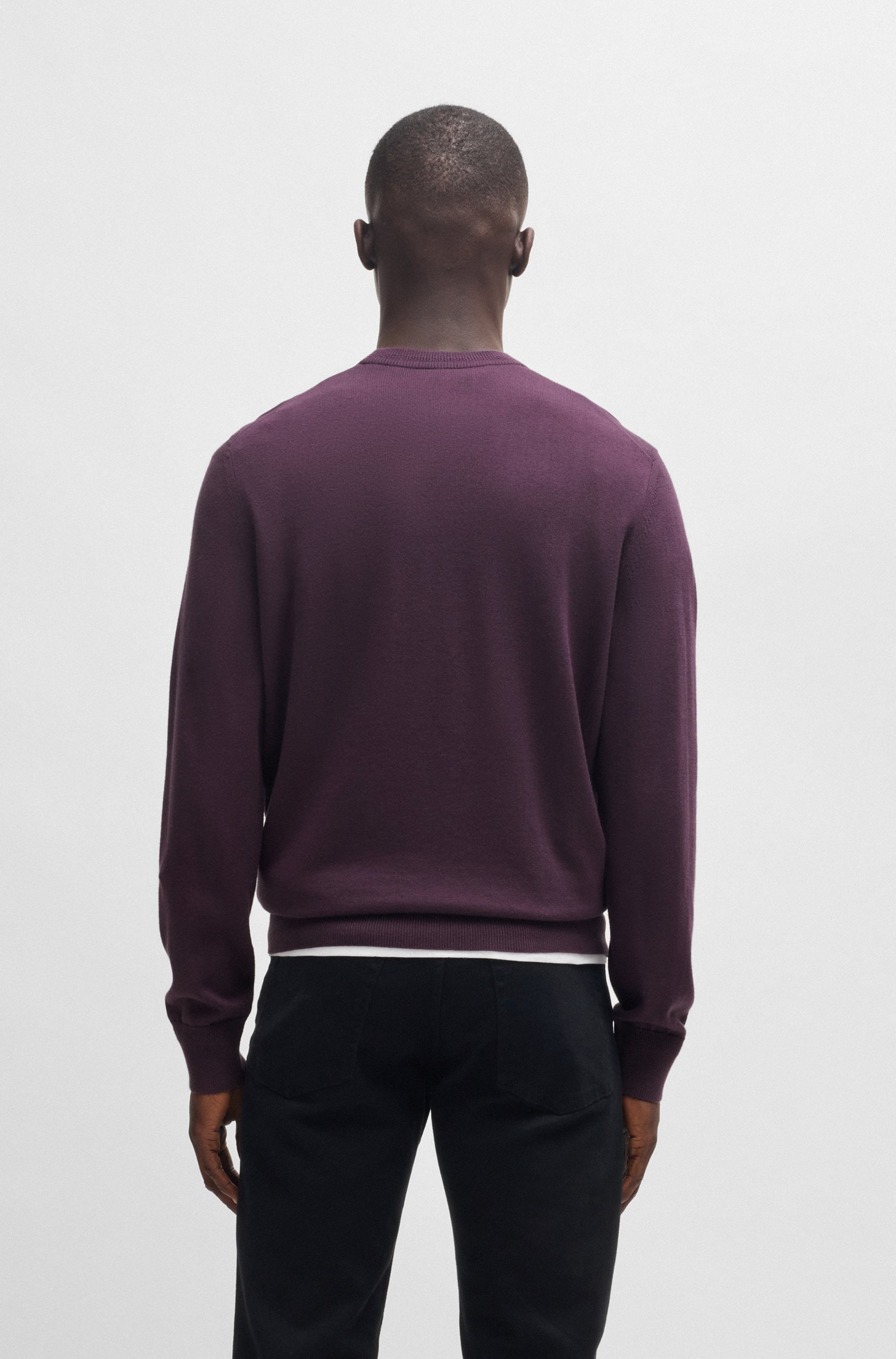 BOSS ORANGE Strickpullover »Kanovano«, mit Rundhalsausschnitt