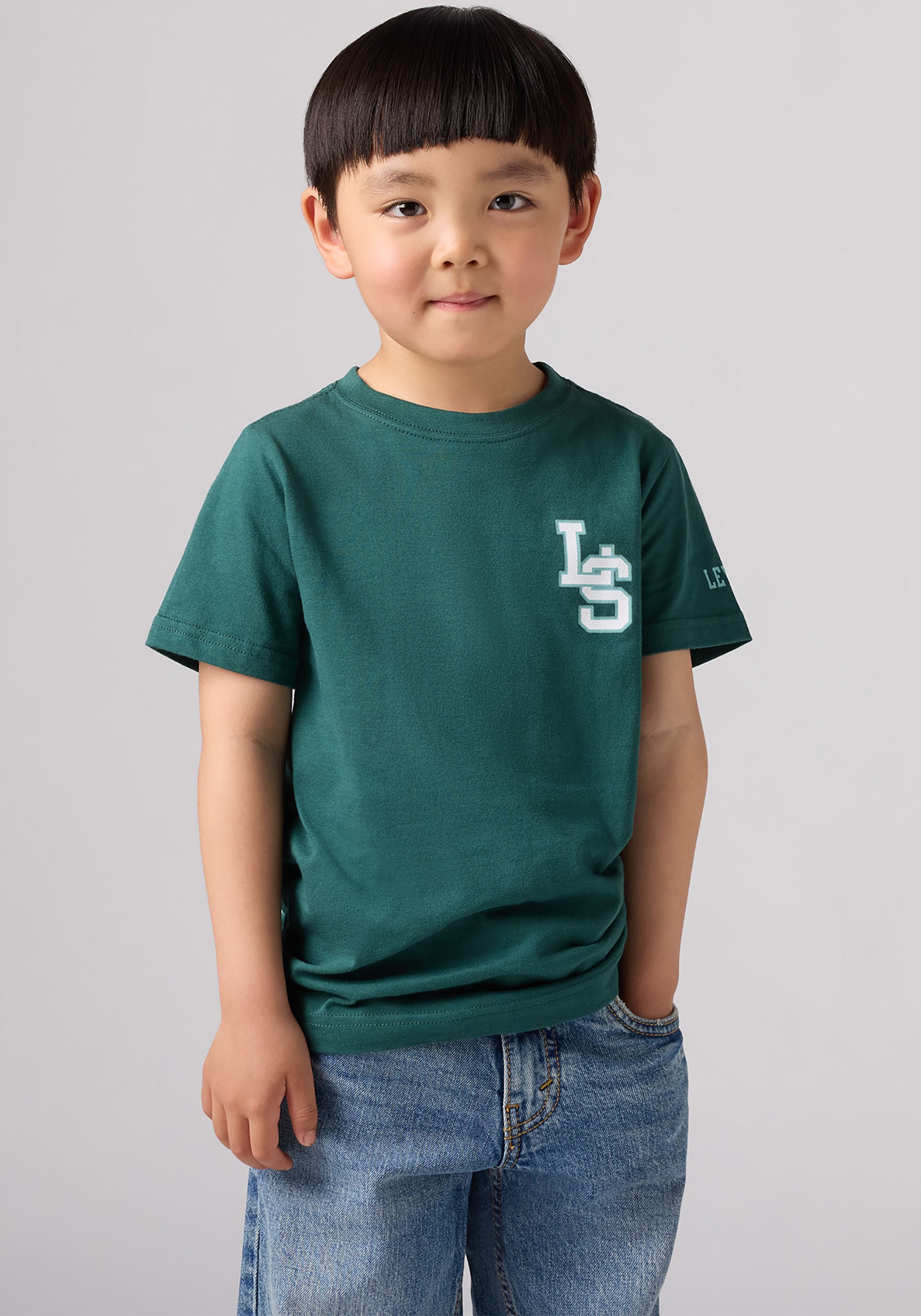 T-Shirt »LVB "LS" MONOGRAM TEE«, mit Markendruck for BOYS