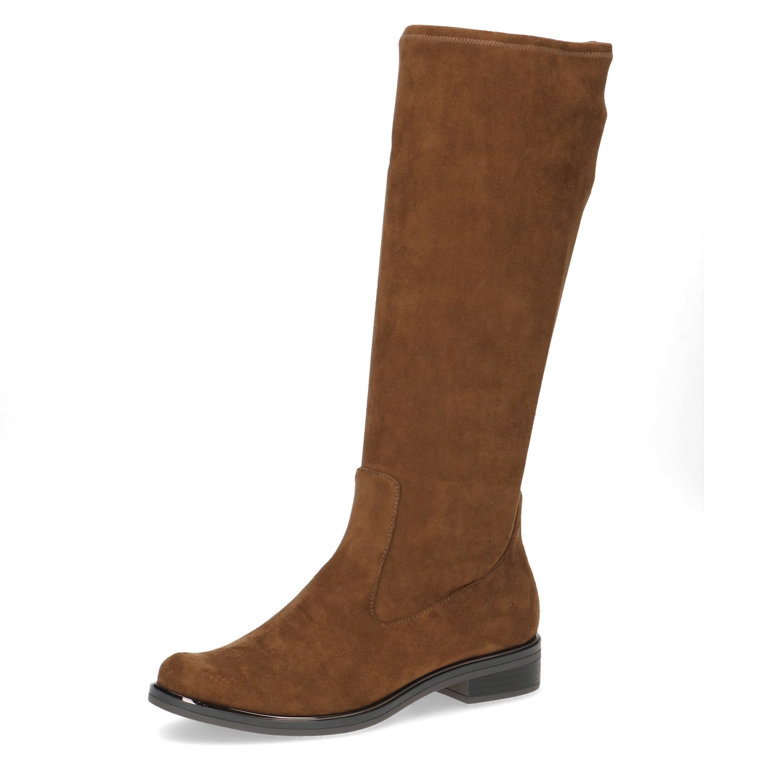 Caprice Schlupfstiefel , Blockabsatz, Langschaftstiefel in klassischer Linie, XS Schaft