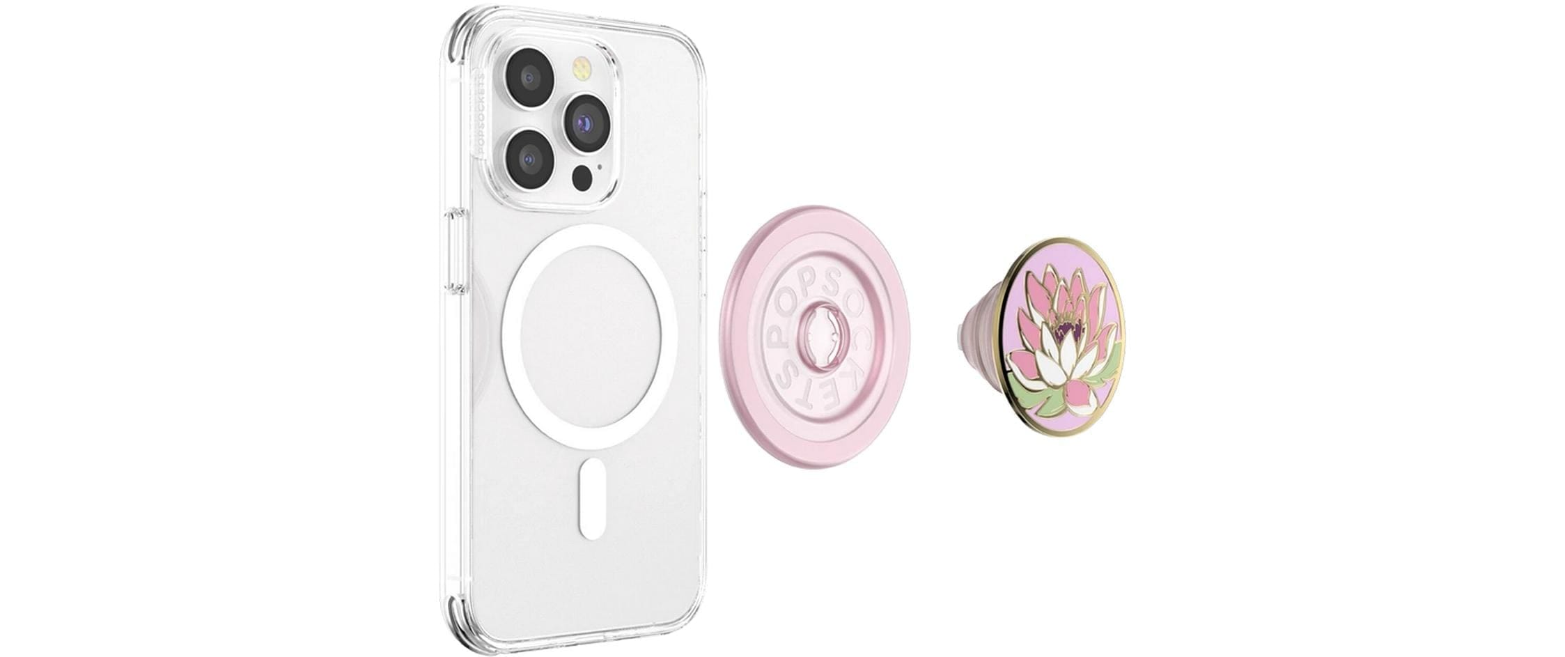 Popsockets Handy-Halterung »Enamel Water Lily MagSafe«, Universalhalterung