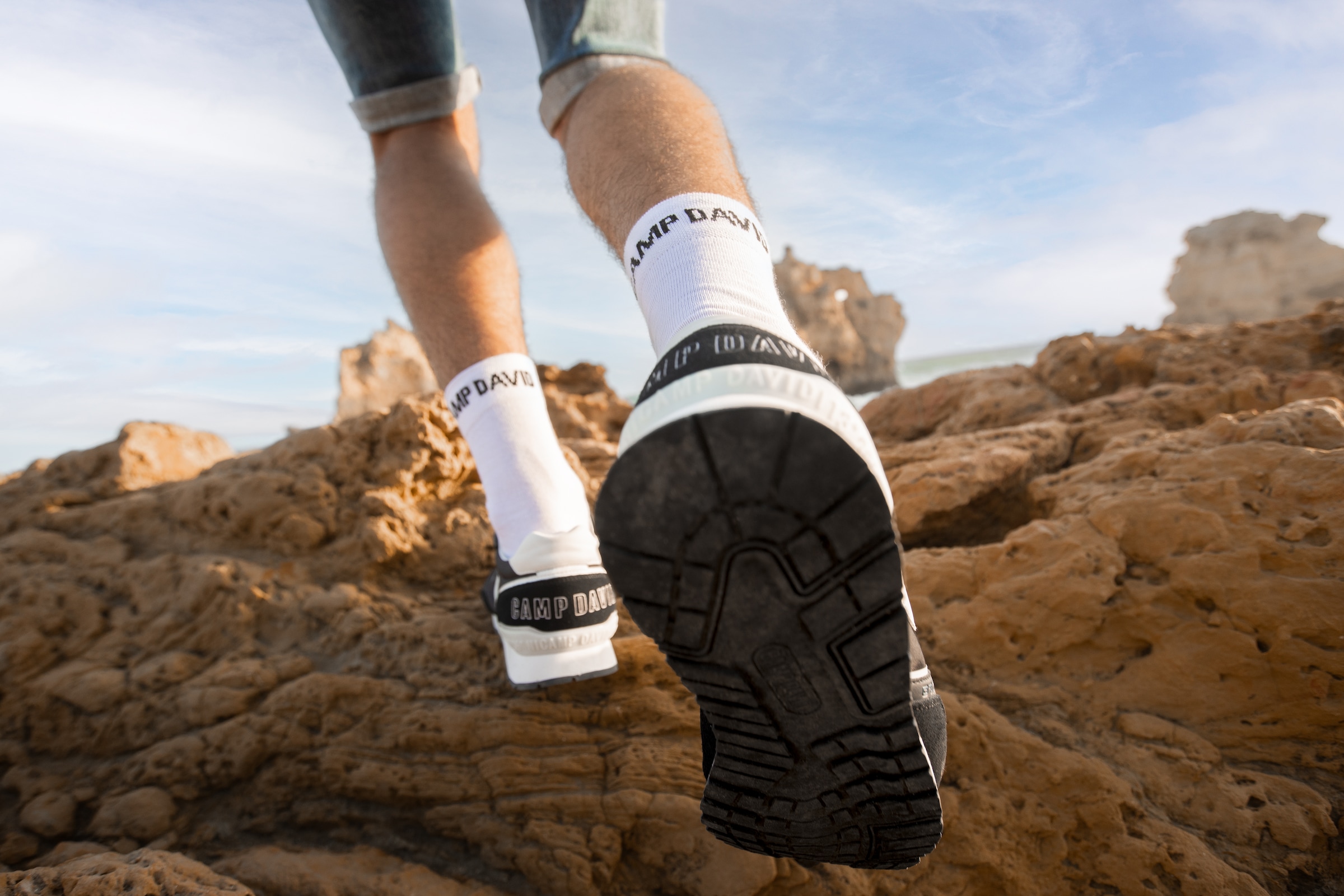 CAMP DAVID Socken »mesh ventilation«, (6 Paar), Action-Mesh Belüftung