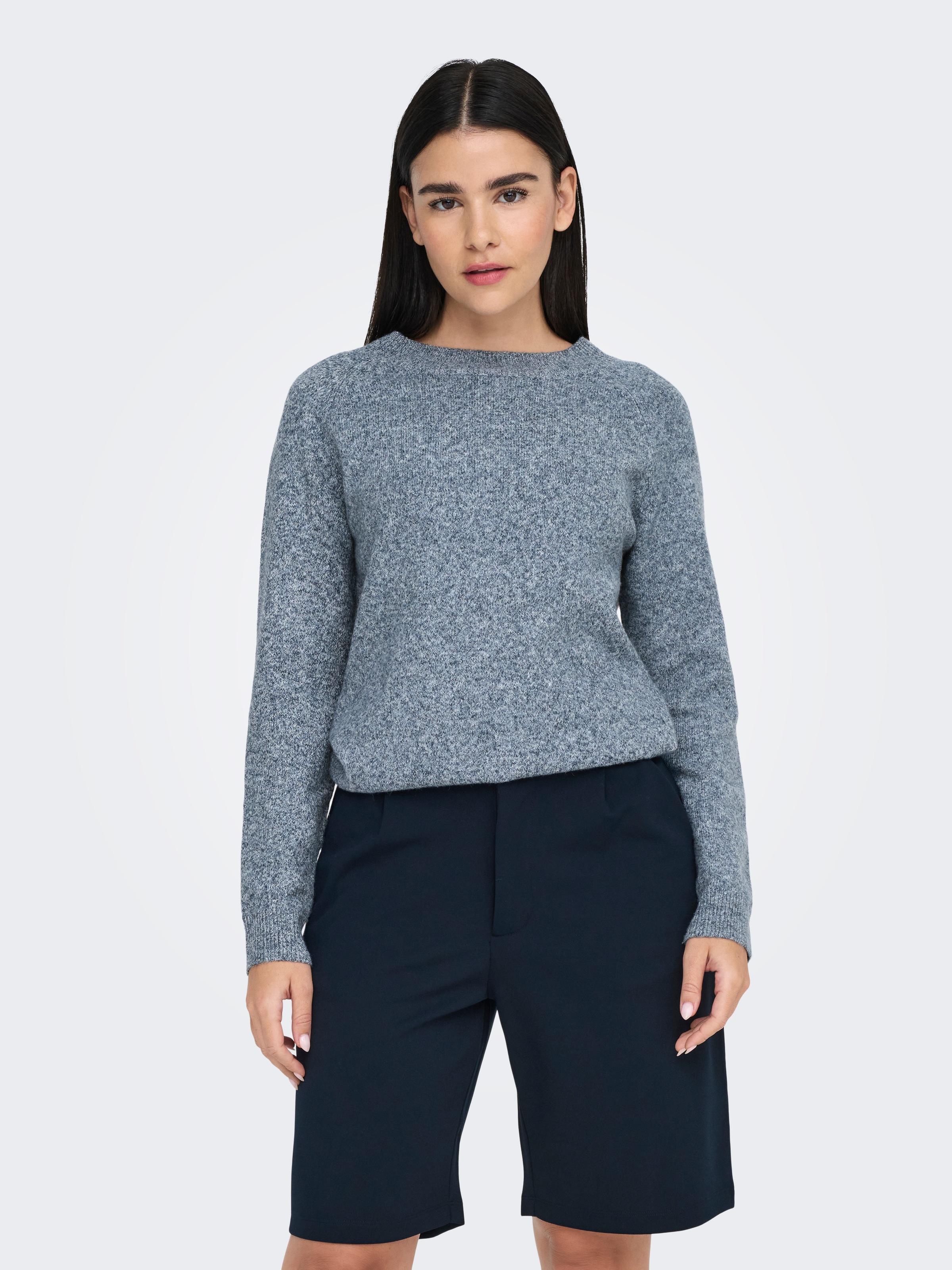 ONLY Rundhalspullover »ONLRICA LIFE L/S PULLOVER KNT NOOS«