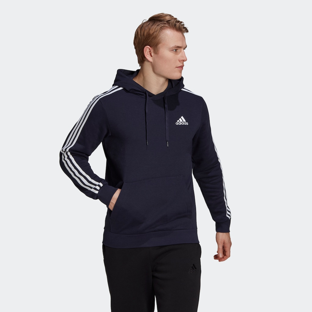 adidas Sportswear Sweatshirt »ESSENTIALS FLEECE 3STREIFEN HOODIE«