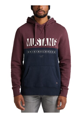MUSTANG Kapuzensweatshirt »Bennet H Logoprint« kaufen
