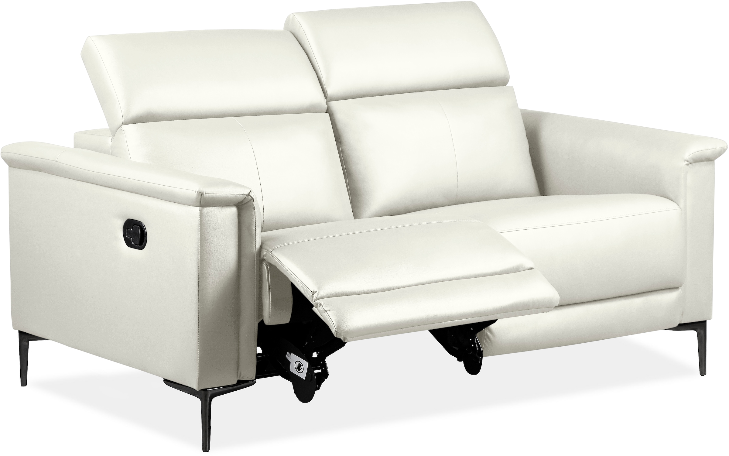 Places of Style 2-Sitzer »Lund«, manueller od. elektrischer Relaxfunktion und USB-A