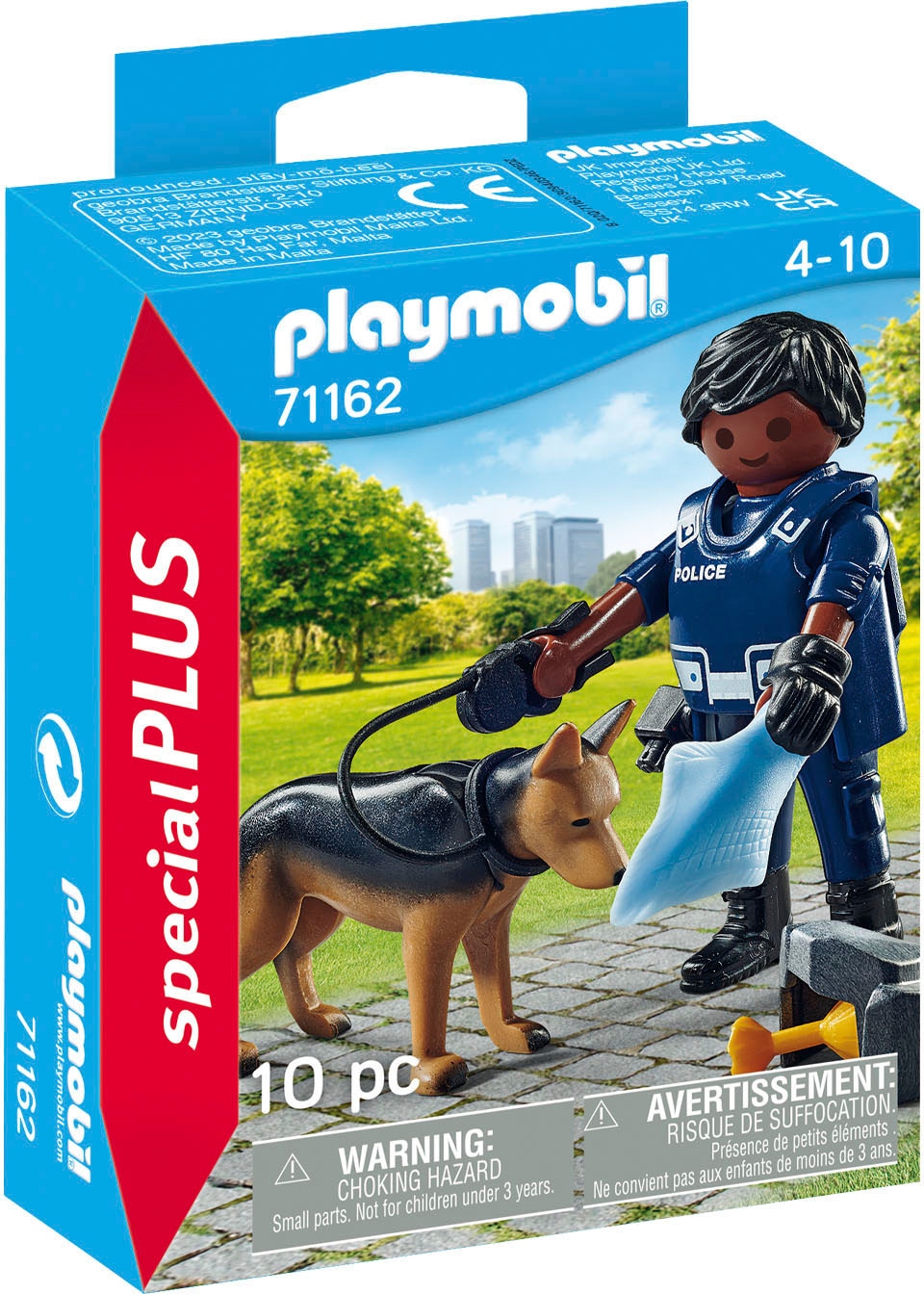 Konstruktions-Spielset »Polizist mit Spürhund (71162), Special Plus«, Made in Europe