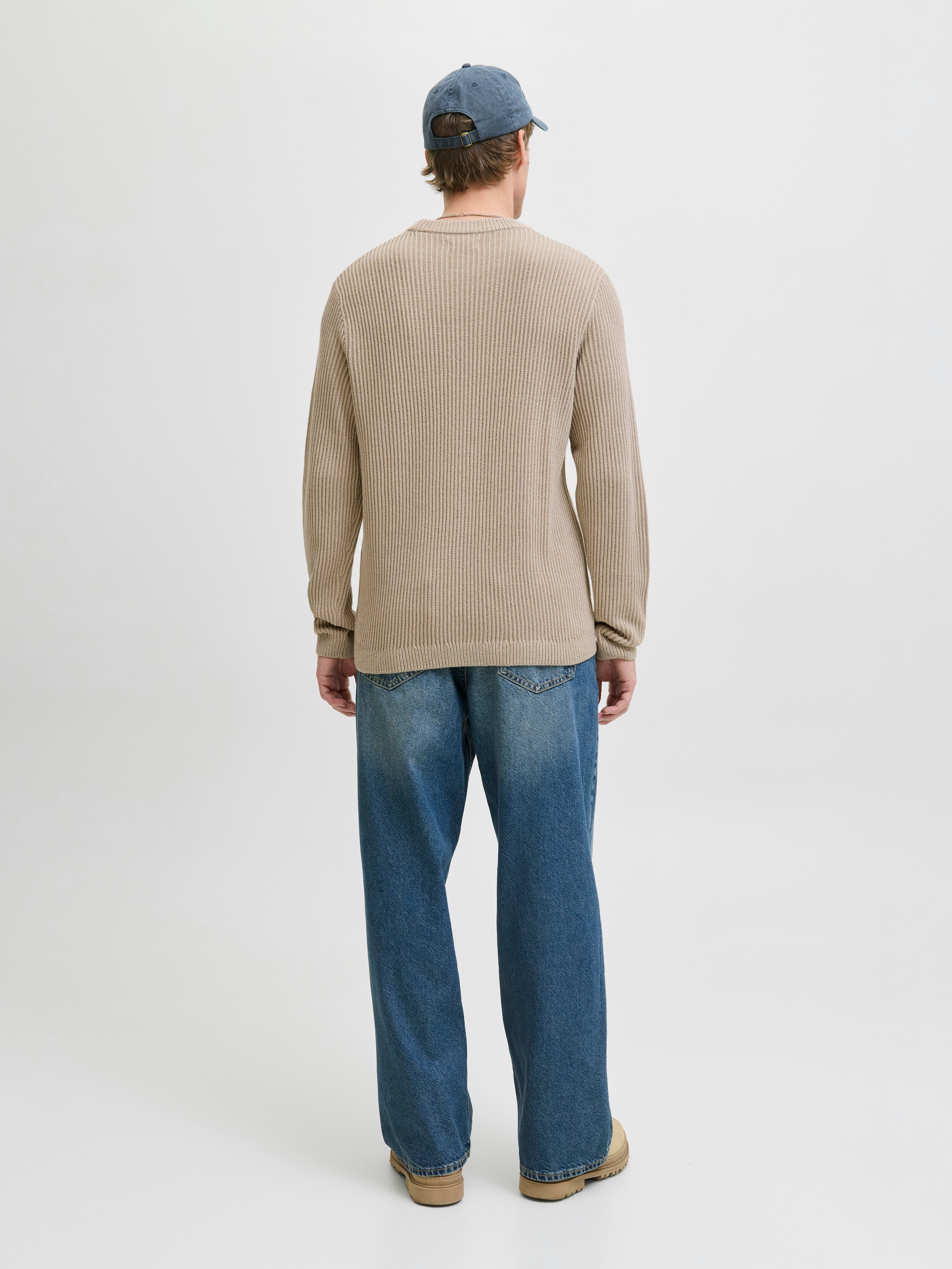 Jack & Jones Strickpullover »JJEDOVER KNIT CREW NECK SN«