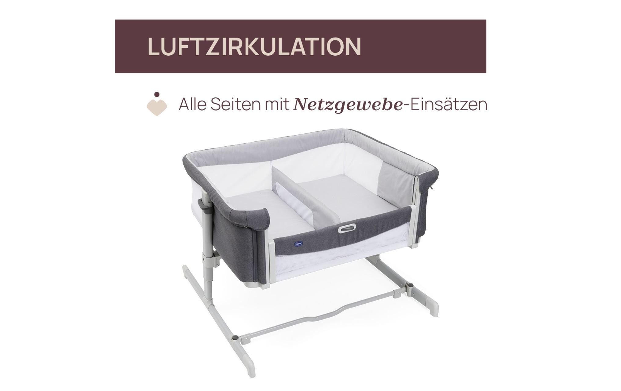 Chicco Beistellbett »Next2Me Twins Magnet«