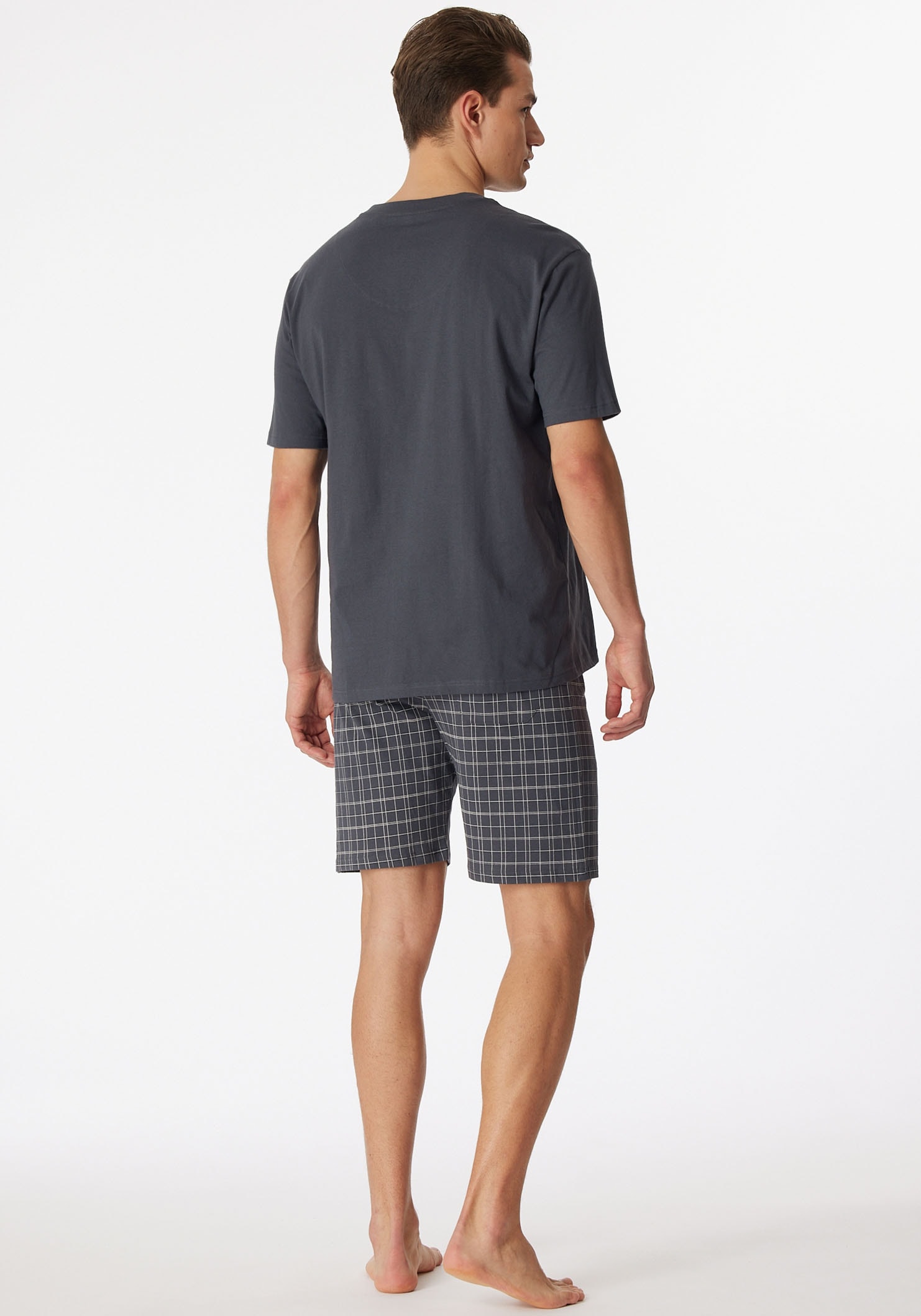 Schiesser Shorty »"Ebony"«, (2 tlg.), mit aufgesetzter Brusttasche