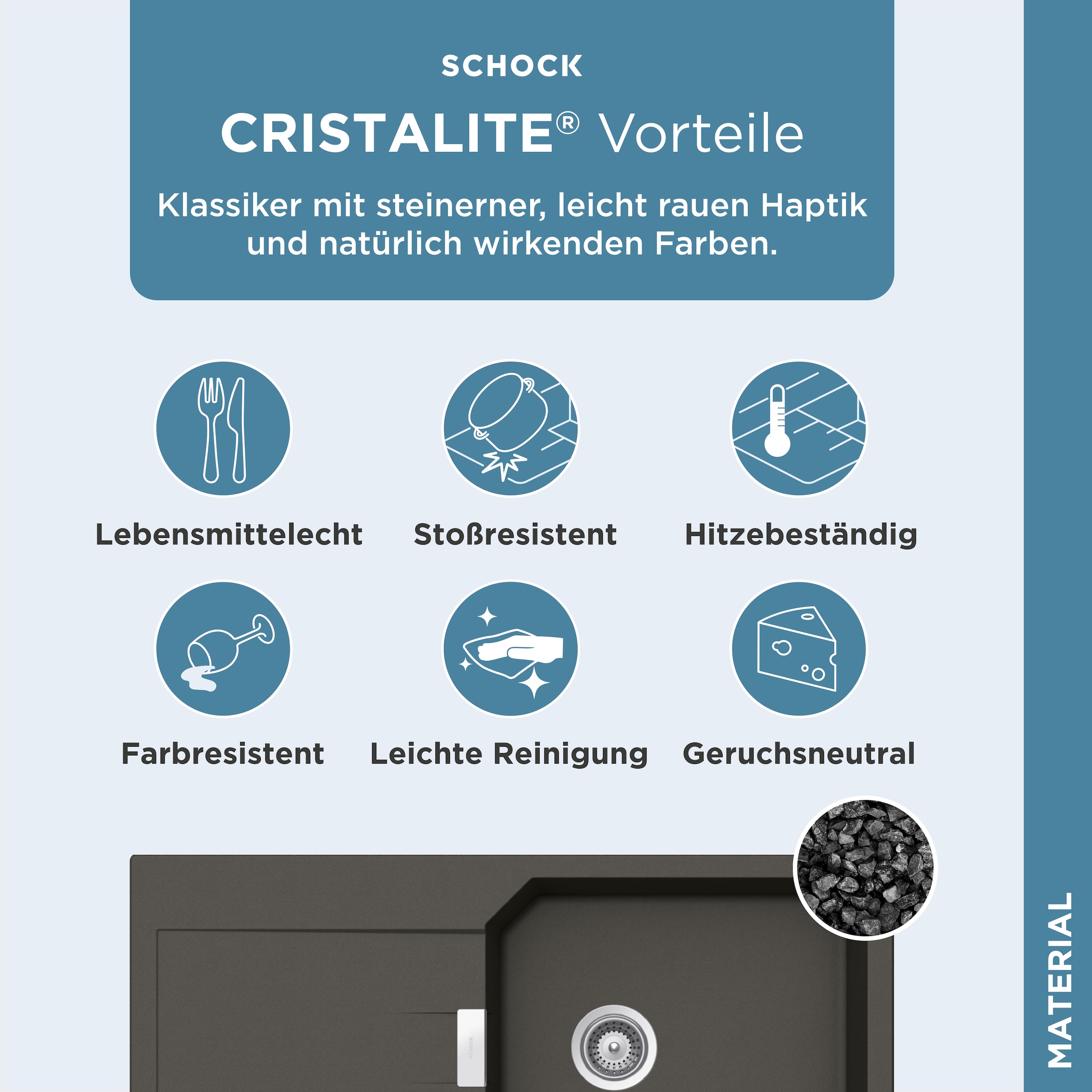 Schock Granitspüle »Manhattan D-100L«