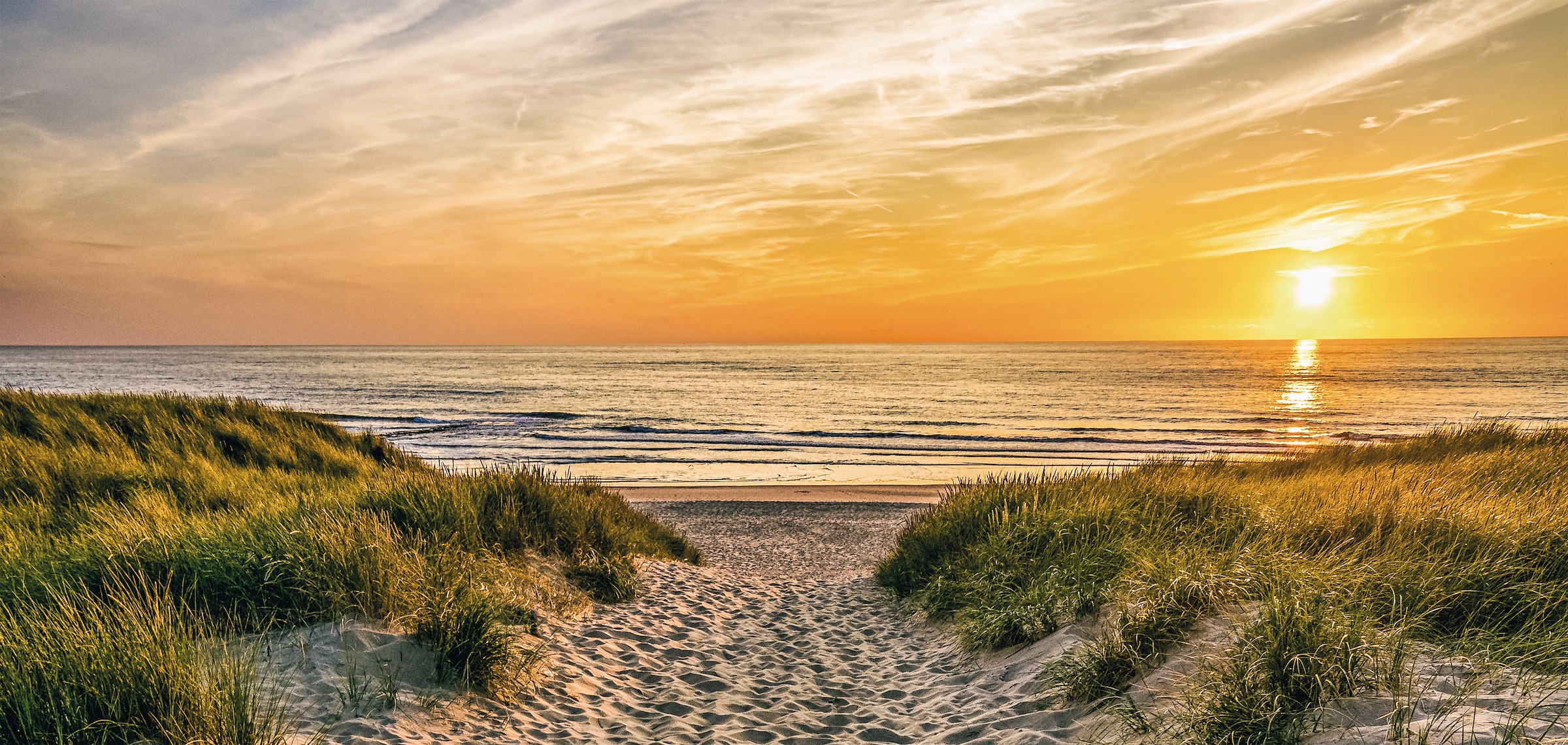 Bönninghoff Leinwandbild, Sonnenuntergang-Strand, (1 St.) kaufen