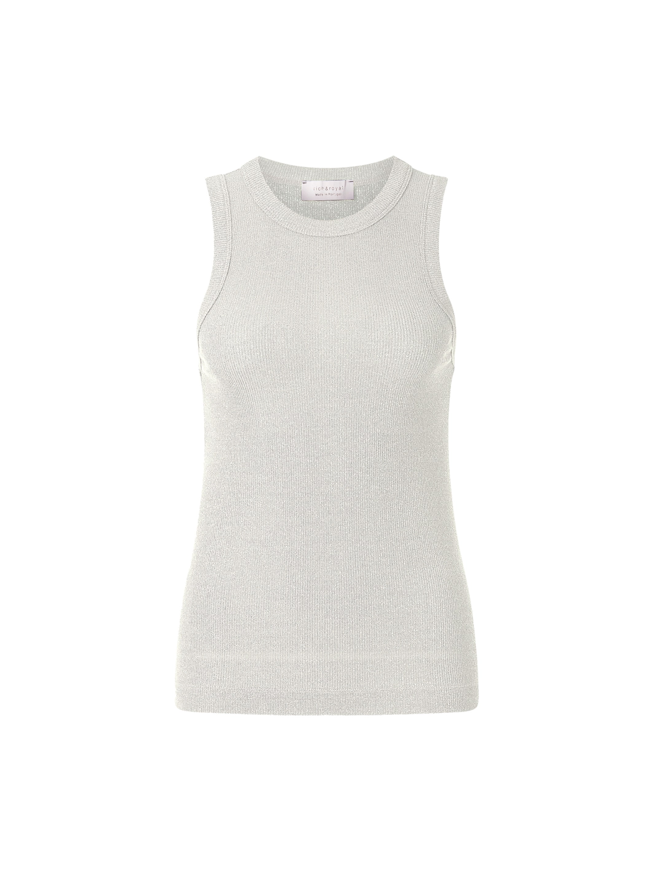 Rich & Royal Tanktop »NOS EV R Top«, mit metallischen Fasern