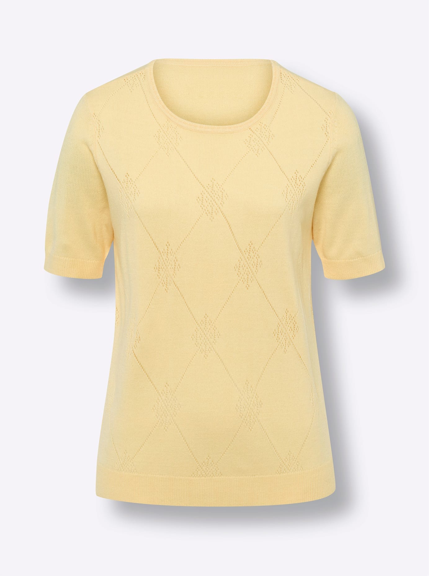 Classic Basics Ajourpullover »Kurzarm-Pullover«
