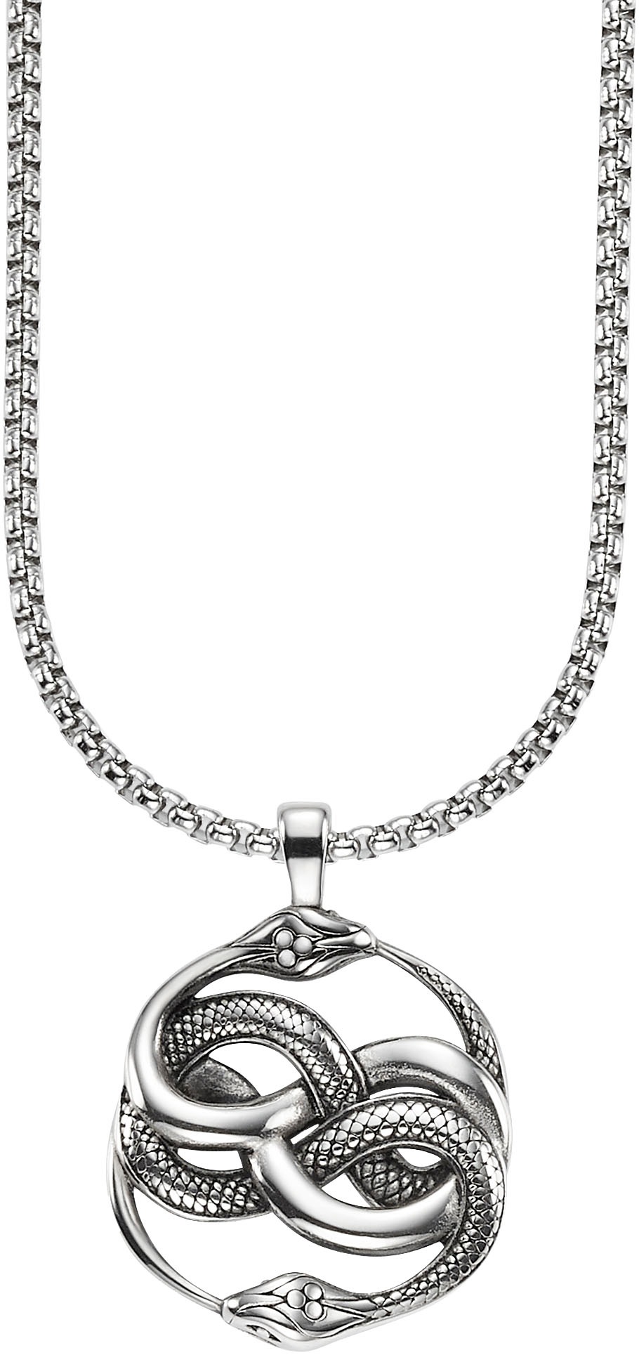 Bruno Banani Kette mit Anhänger »Schmuck Geschenk Venezia Uroboroi double snake, B0245N/20/00/55«