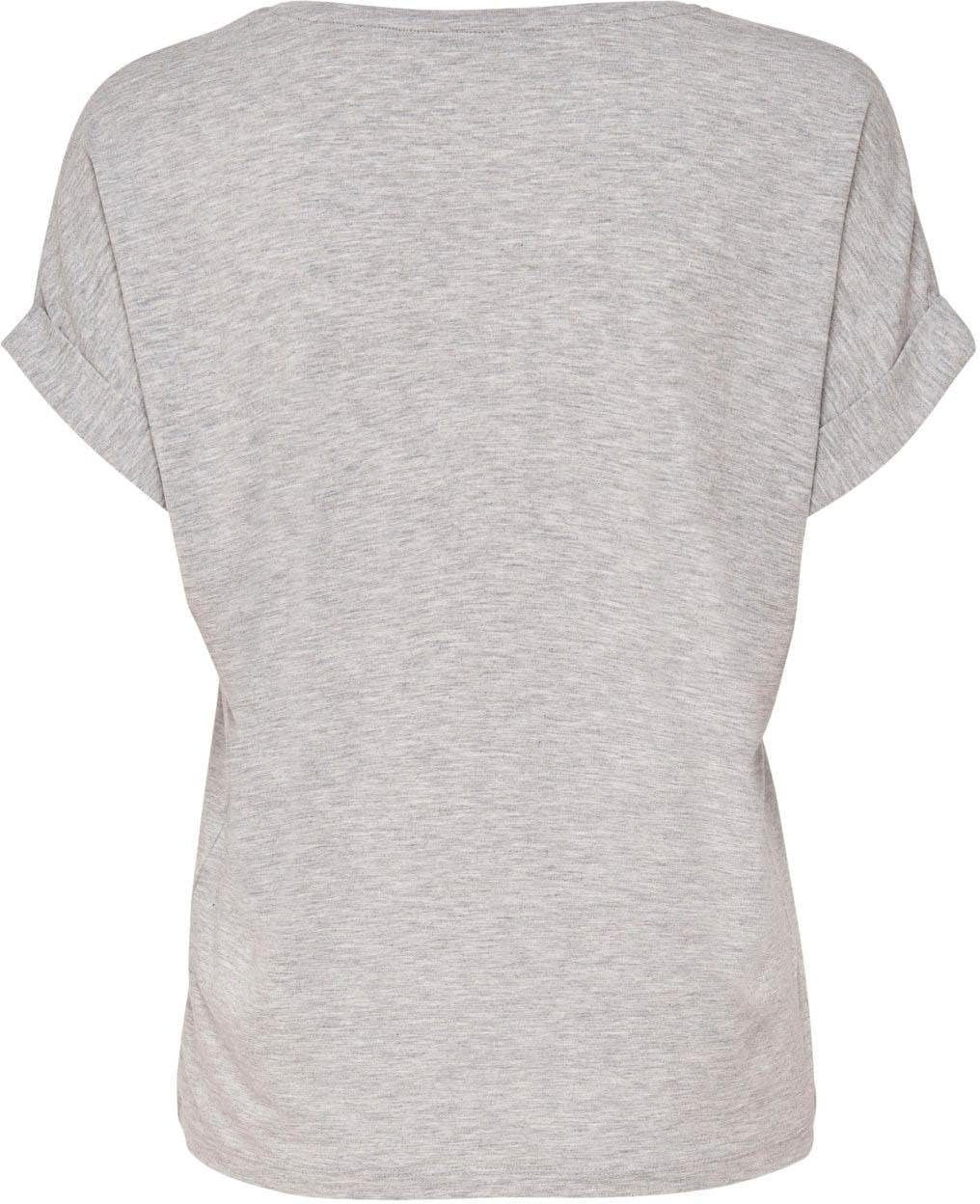 ONLY T-Shirt »ONLMOSTER S/S O-NECK TOP NOOS JRS«, mit Aufschlag am Arm