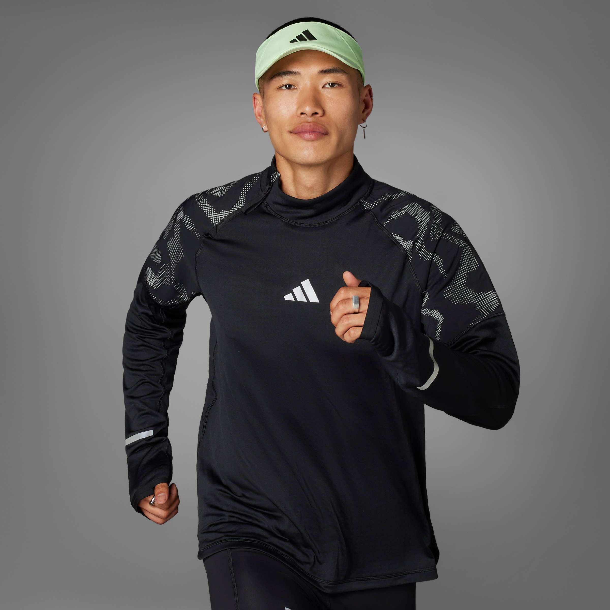 adidas Performance Rollkragenshirt »ULT HIVIS 1/2 M«, Running Langarmshirt