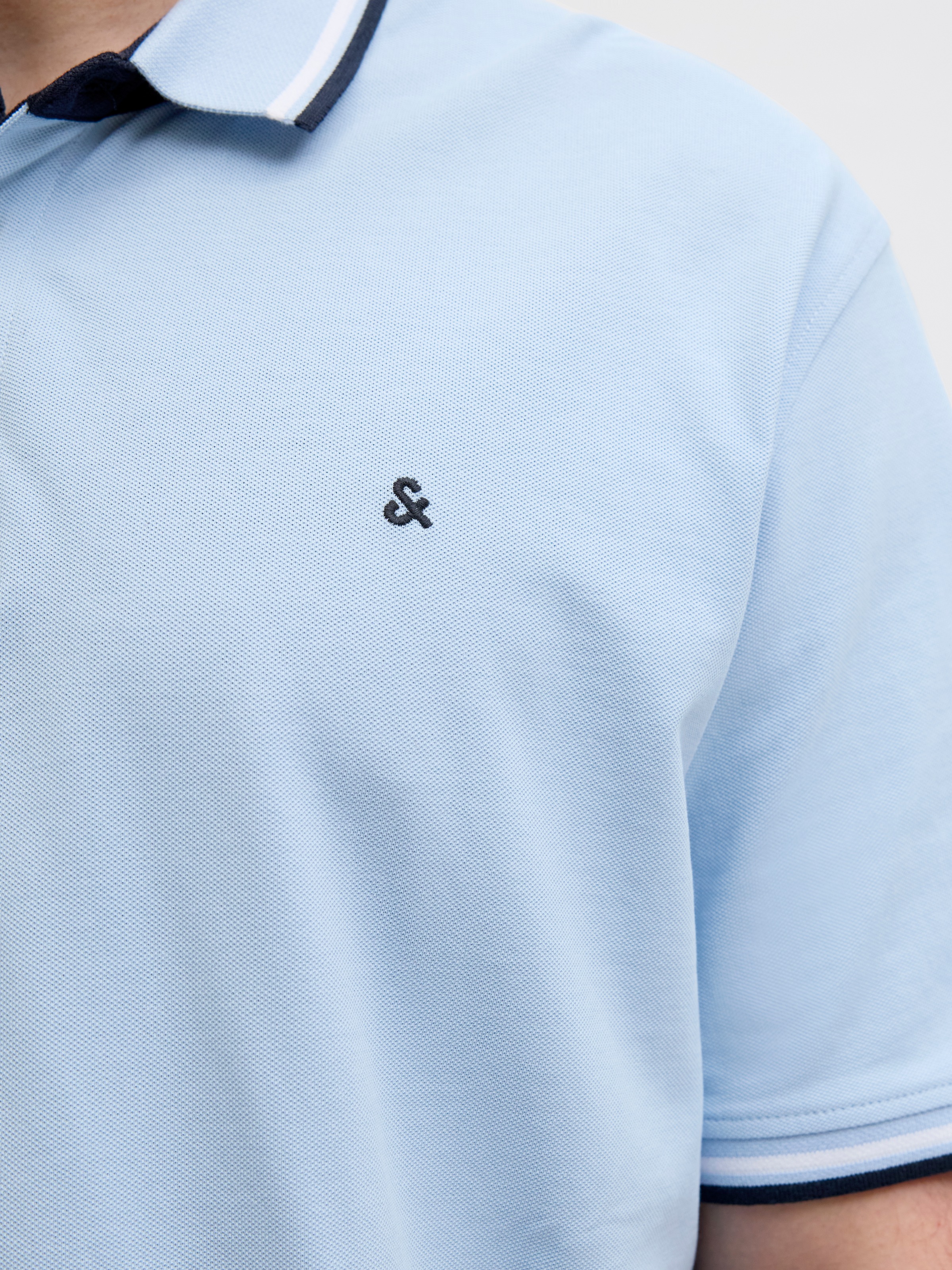 Jack & Jones PlusSize Poloshirt »JJEPAULOS POLO SS NOOS PLS«, mit Logo Stickerei